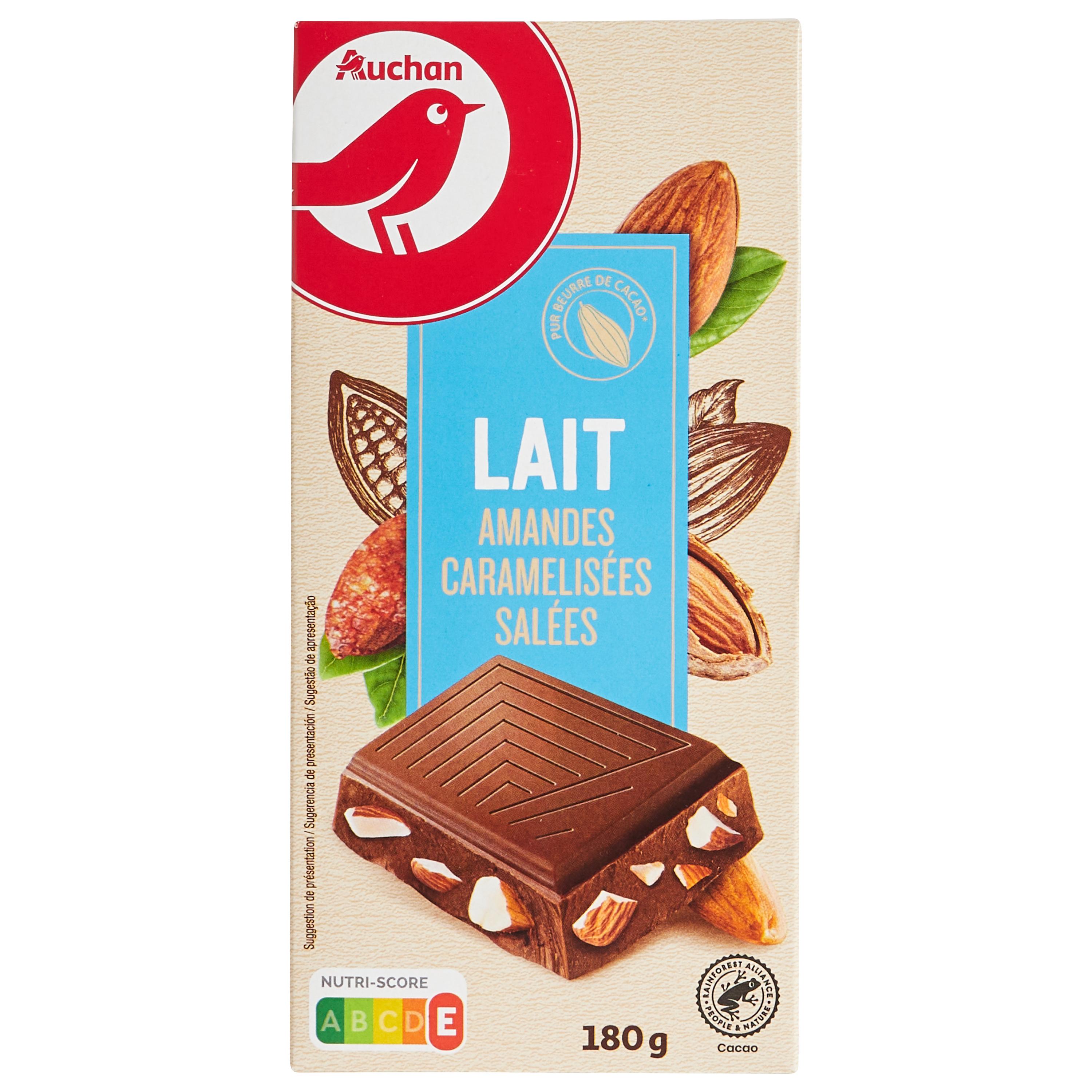 Balisto 9 Barres ChocolatÃ©es Lait Miel Amandes 180g 