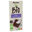 AUCHAN BIO Tablette de chocolat au lait éclats de noix de coco bio 100g