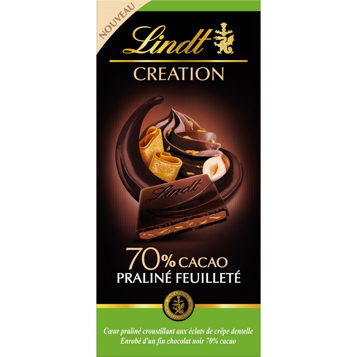 Lindt - Chocolat noir 85% cacao (100g) commandez en ligne avec Flink !