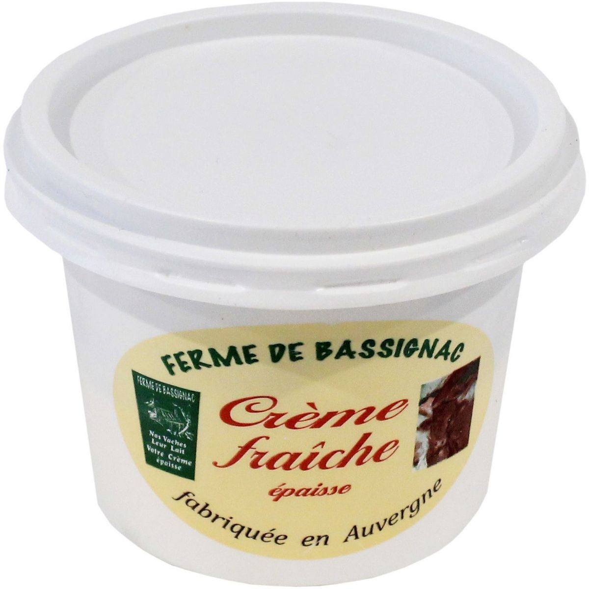 FERME DE BASSIGNAC Crème fraîche épaisse entière 38%MG 20cl