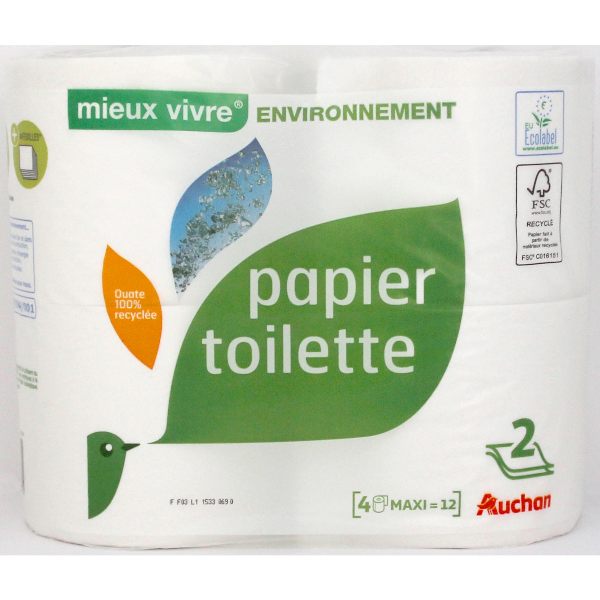 8 jours Crazy Auchan : 48 rouleaux de papier toilette à 4,95€