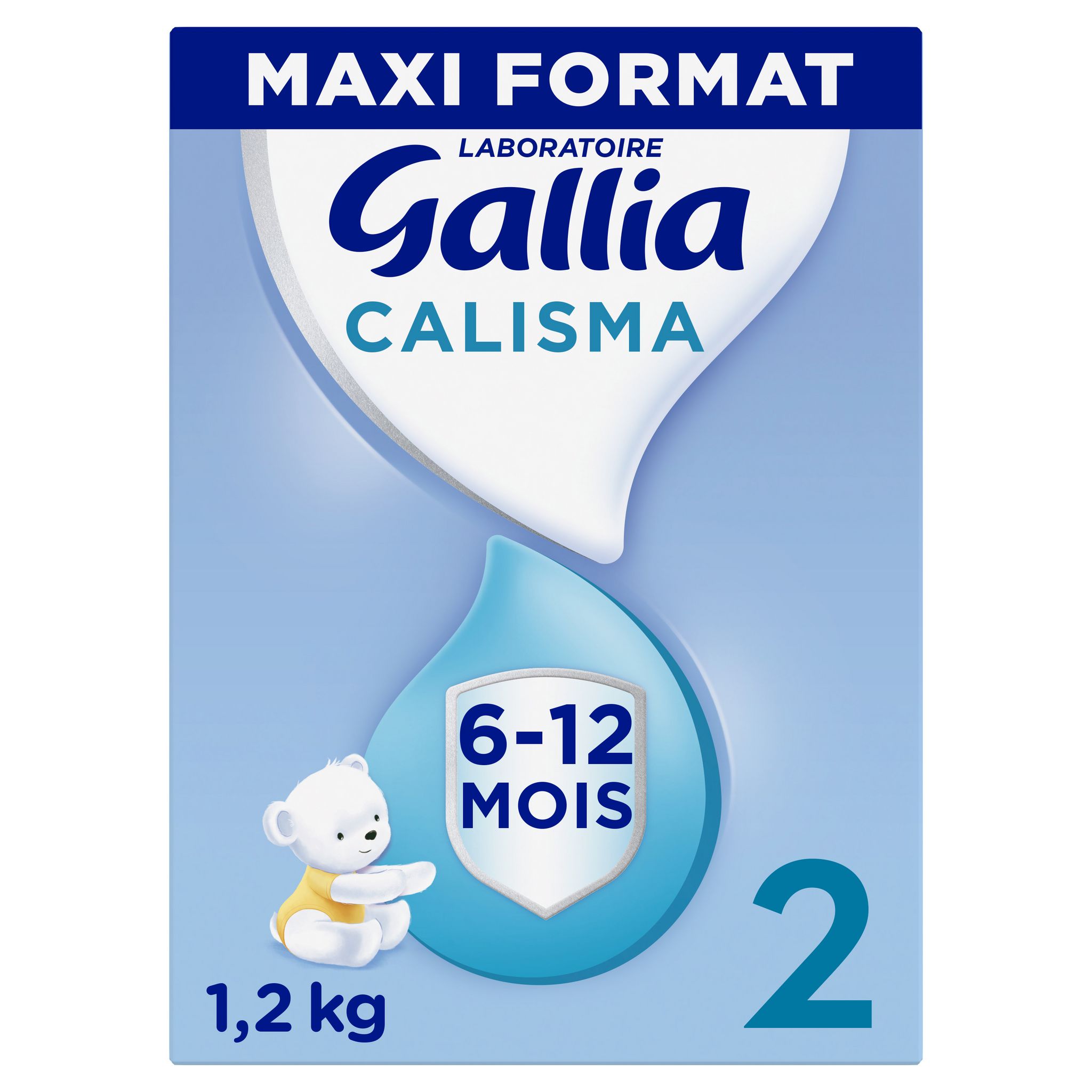 GALLIA Calisma 2 lait 2ème âge en poudre dès 6 mois 900g pas cher