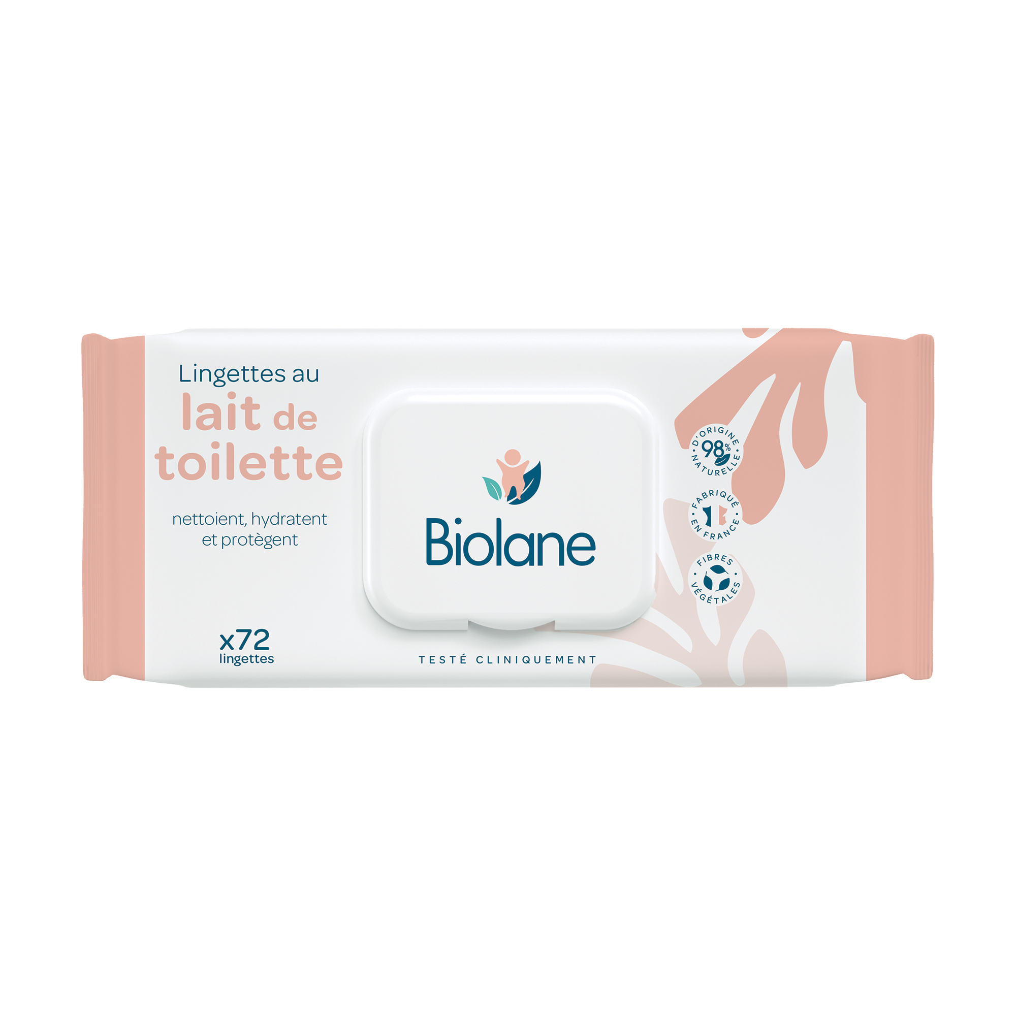 BIOLANE LINGETTES AU LAIT DE TOILETTE SENSITIVE 48 LINGETTES