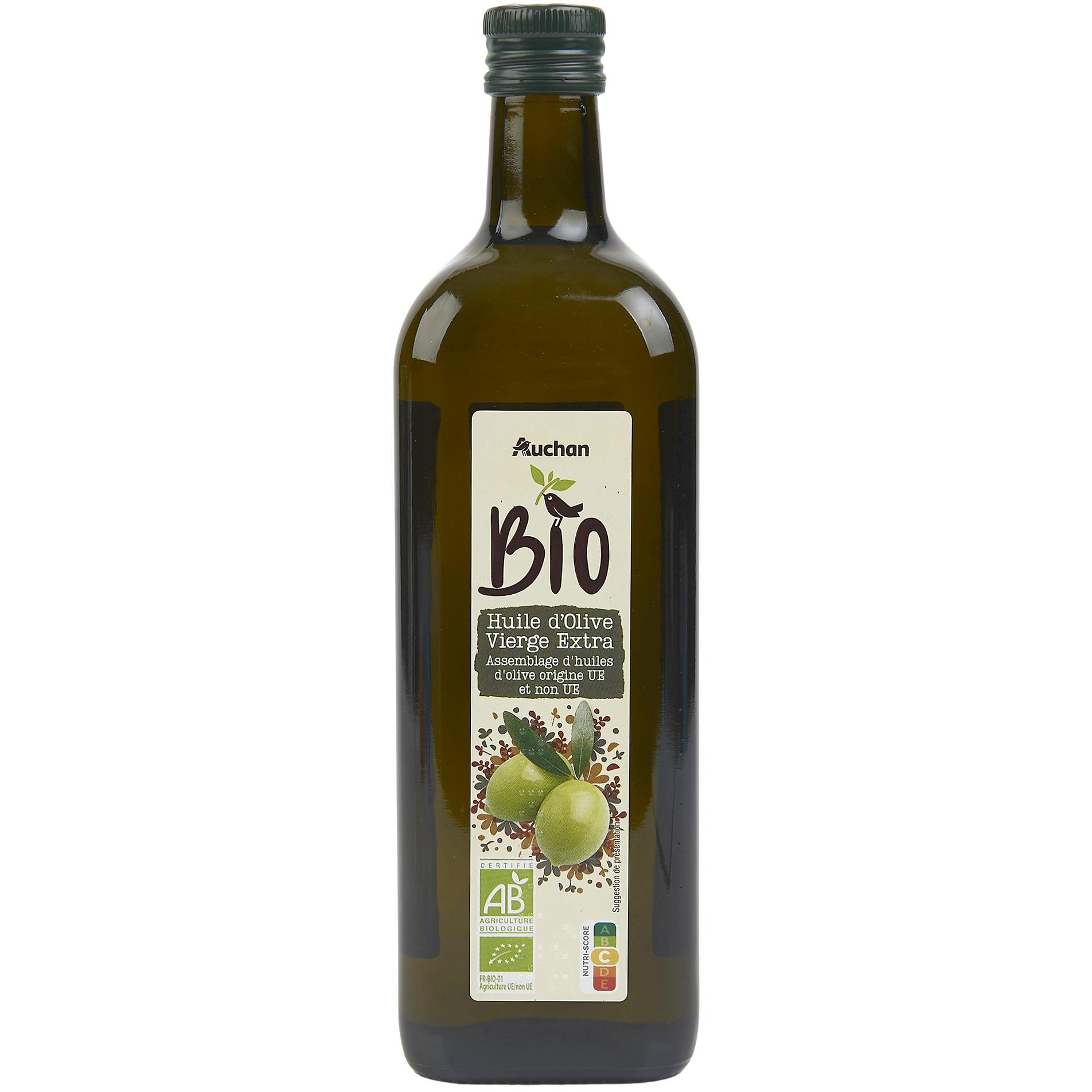 AUCHAN Huile d'olive vierge extra classique origine Espagne 1l pas