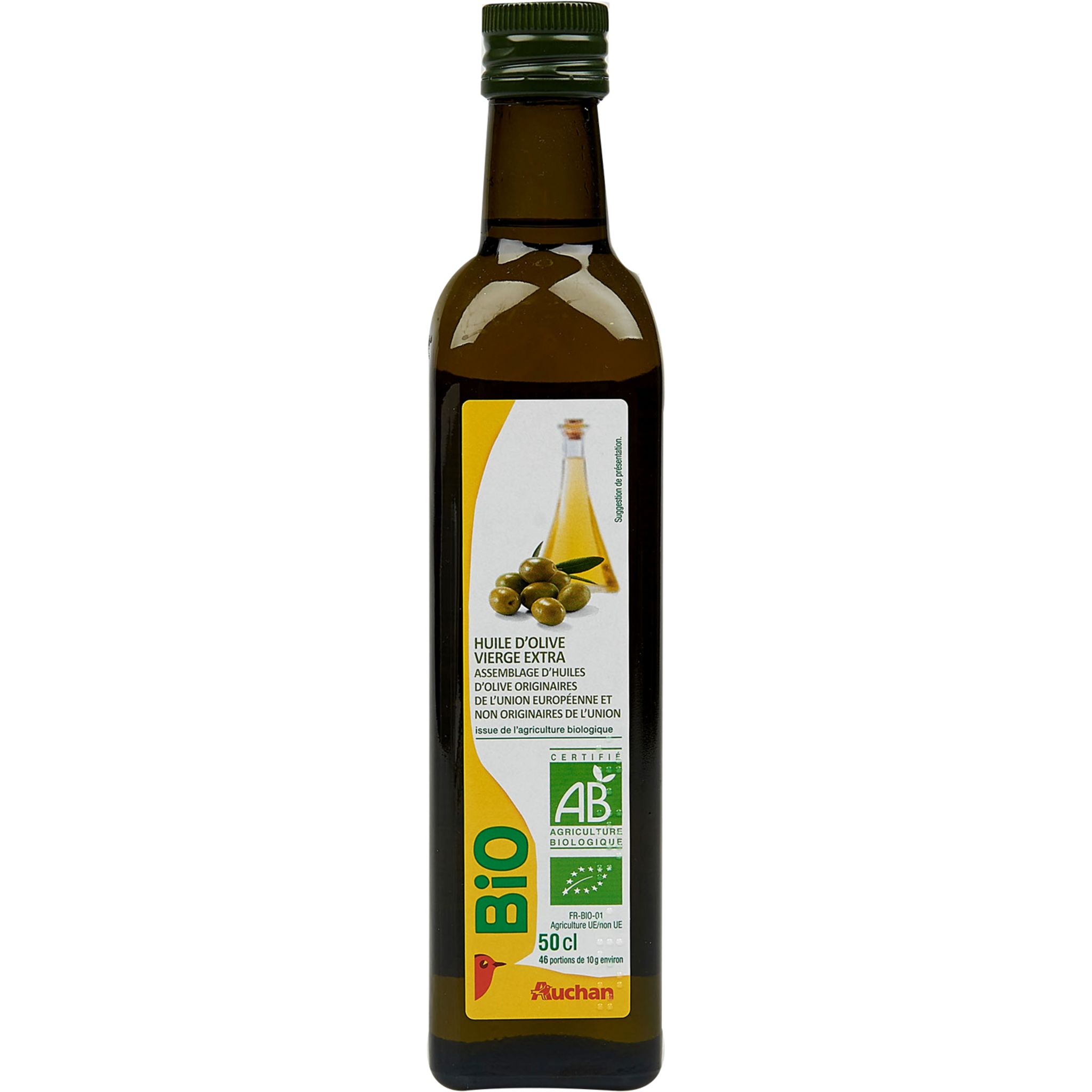 AUCHAN MMM! Huile d'olive vierge extra en spray 25cl pas cher 
