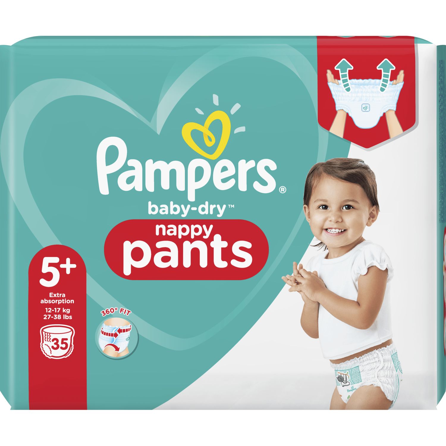 Couches-Culottes Baby-Dry Taille 5 12Kg-17Kg PAMPERS