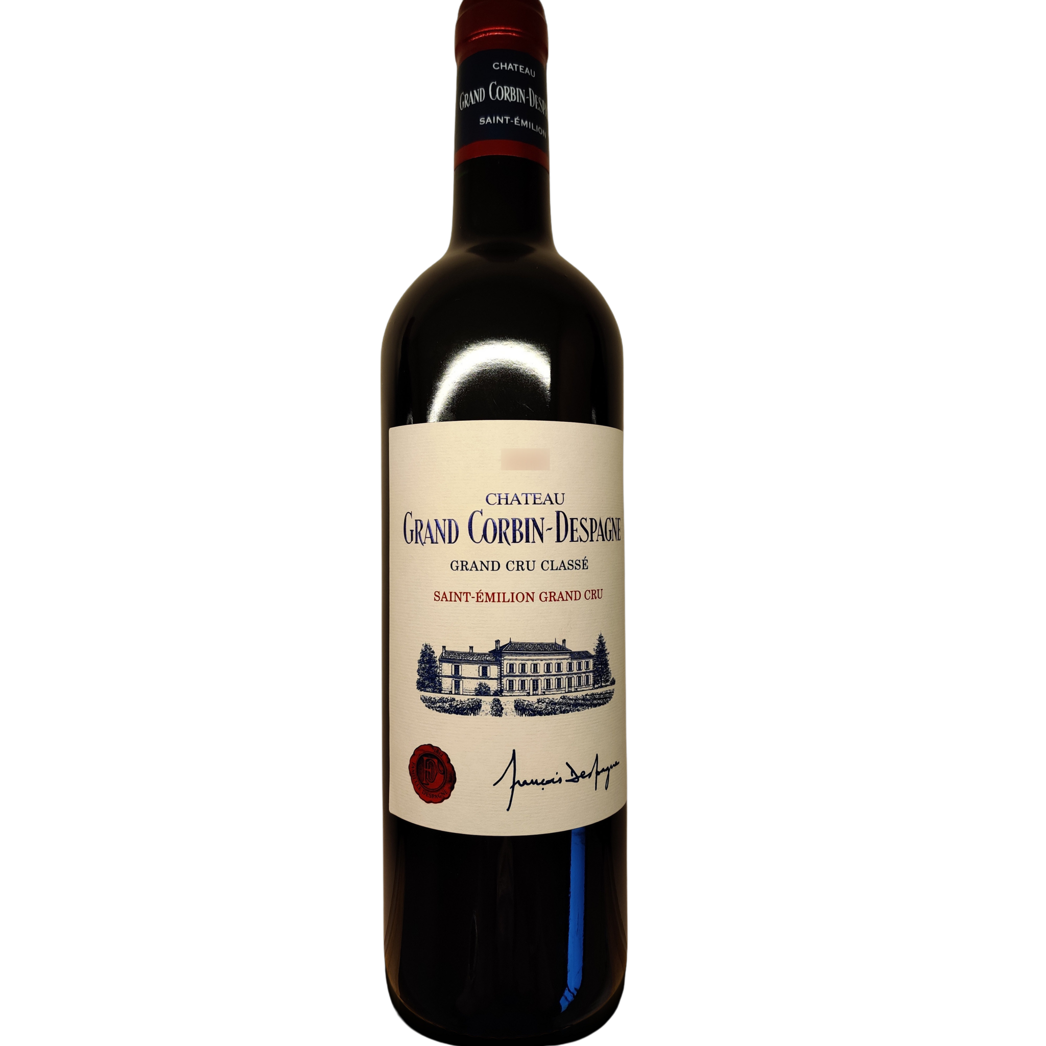AOP Saint-Emilion Vin 2018 pas rouge Corbin-Despagne Grand classé cher cru 75cl grand Château