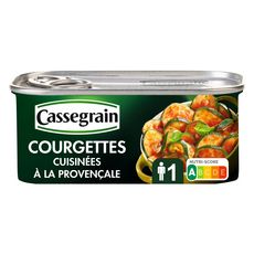 CASSEGRAIN Courgettes cuisinées à la provençale 1 personne 185g