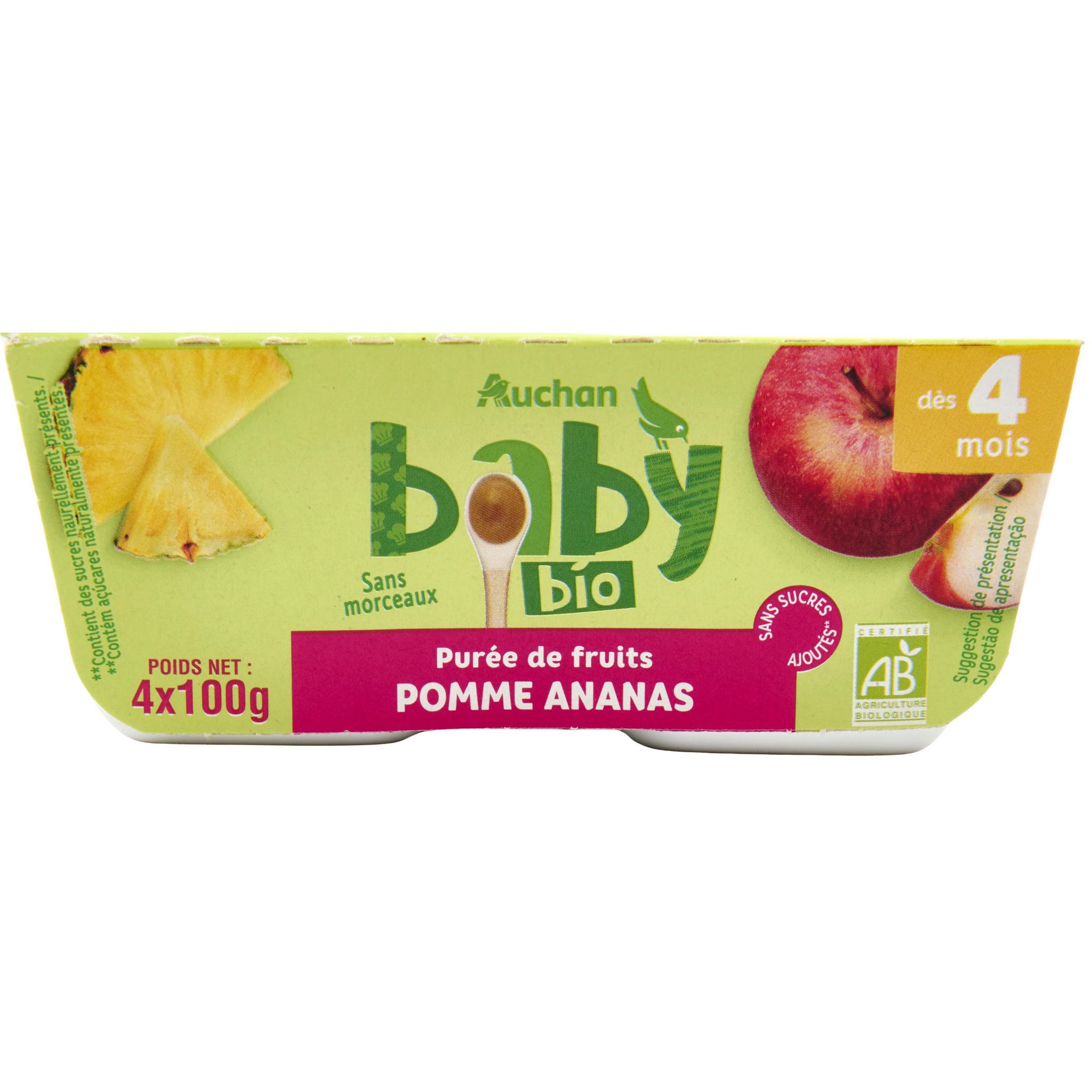 Petit pot bébé bio 4 mois - Premier petit pot bébé bio et frais