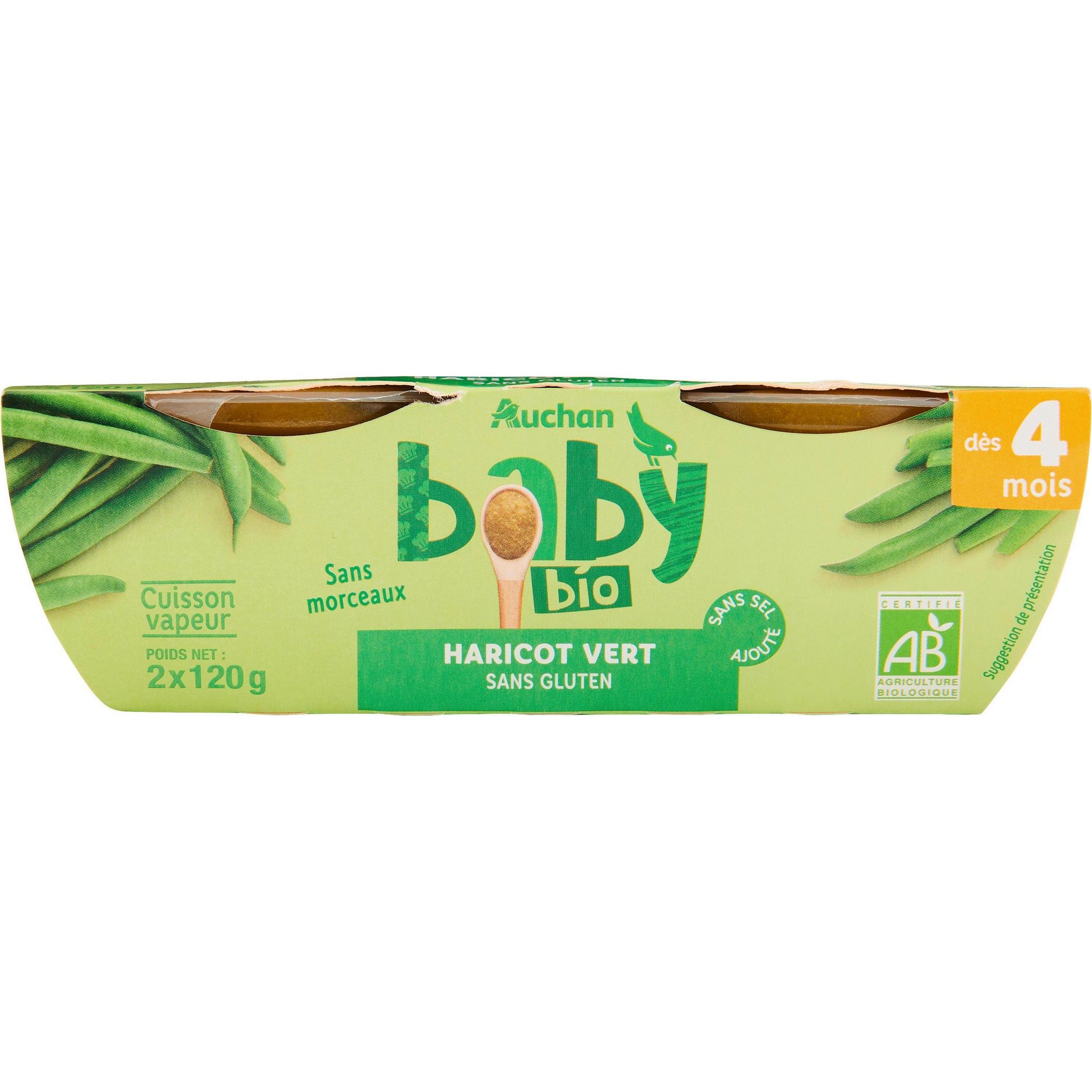 Blédina - Petits pots haricots verts dès 4 mois bébé (2 pièces) en  livraison à proximité