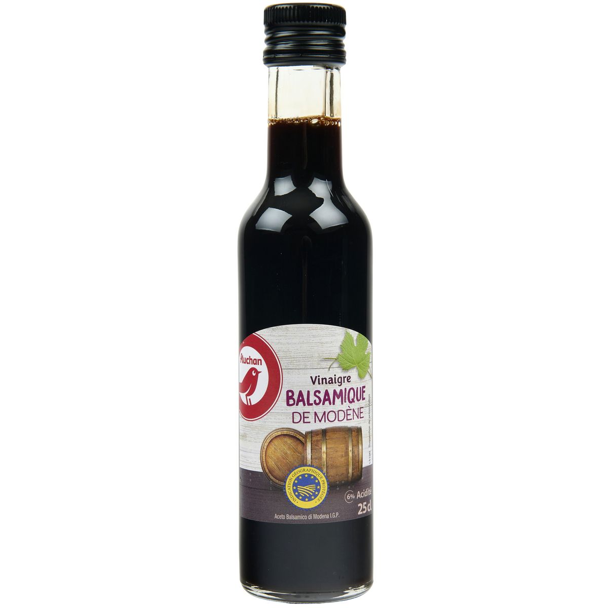 AUCHAN Vinaigre balsamique de modène IGP 25cl pas cher 