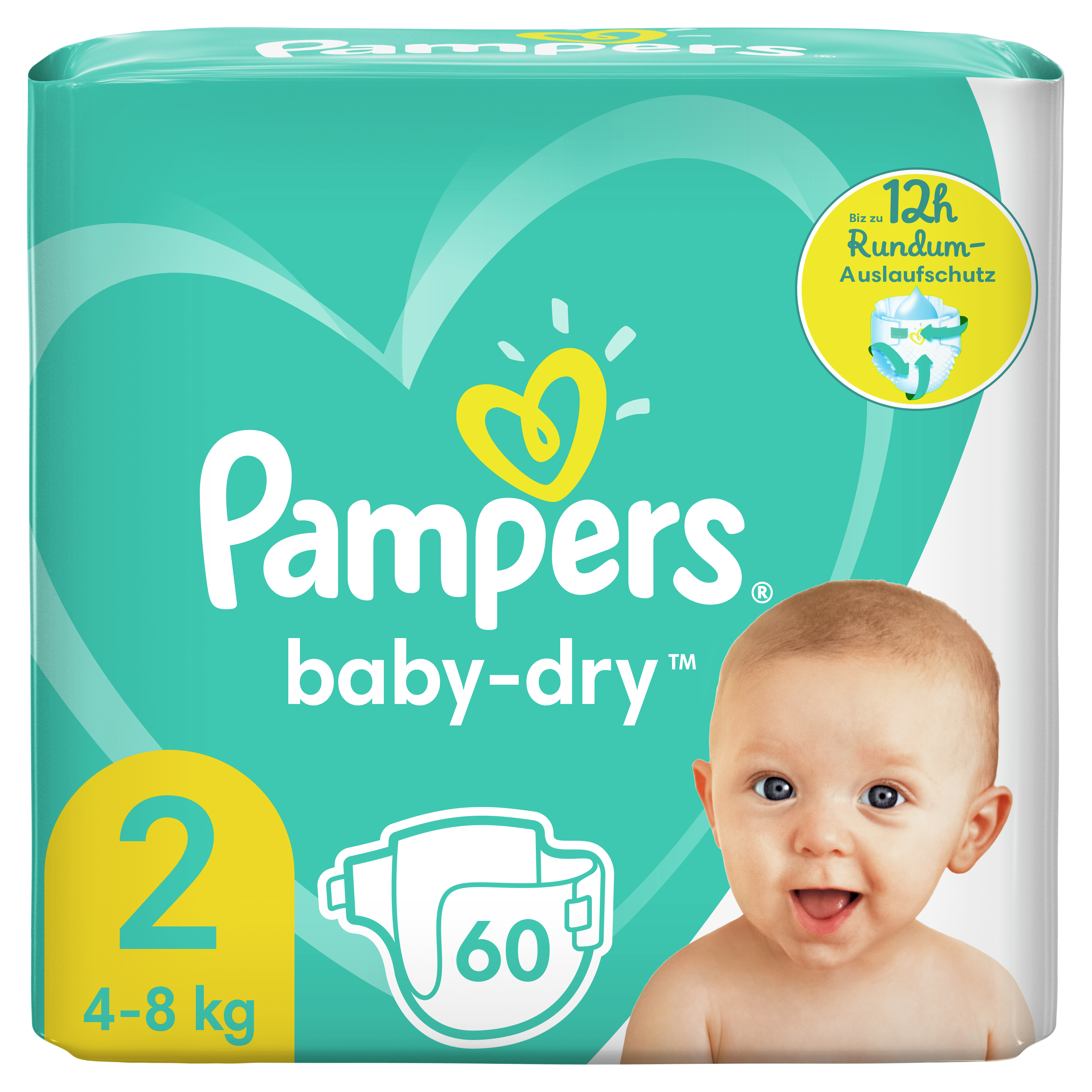 PAMPERS Baby-Dry couches taille 1 (2-5kg) 21 couches pas cher 