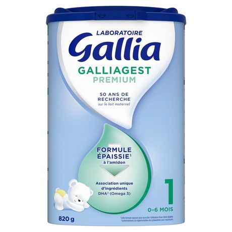 Lait Calisma Relais 1 (0-6 mois) LABORATOIRE GALLIA : Comparateur, Avis,  Prix