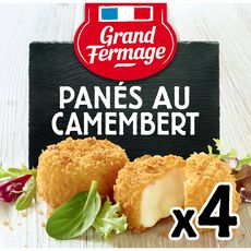 GRAND FERMAGE Panés au camembert 4 pièces 100g