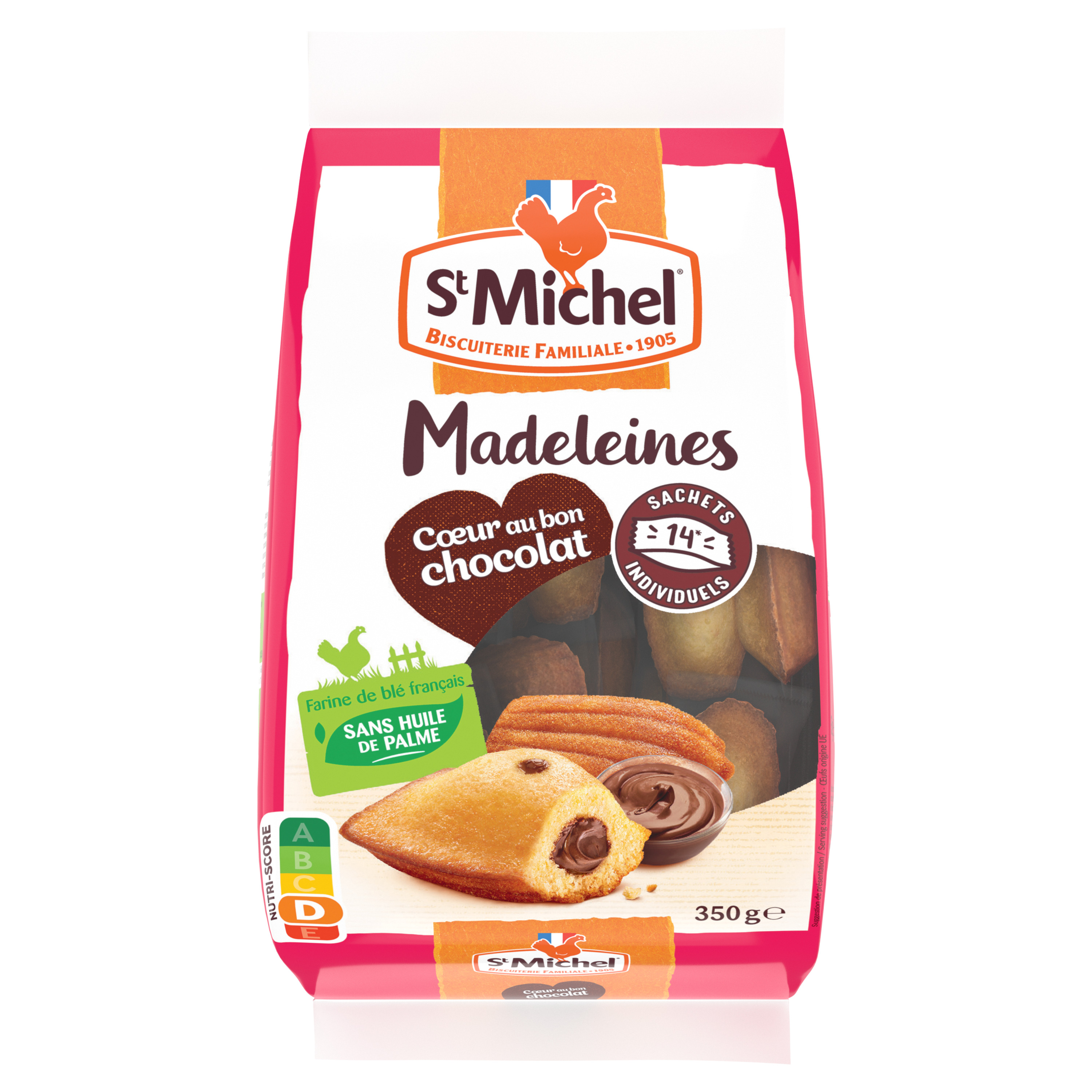 Maison Colibri Madeleine noisette chocolat au lait 240g 