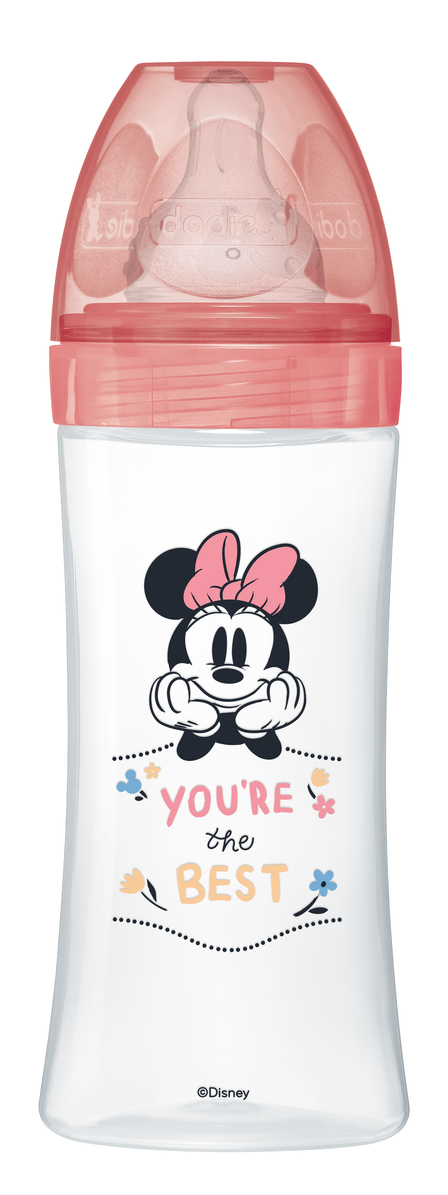 Dodie Disney Baby Biberon Anti-colique 0-6 mois Rose Minnie 150ml