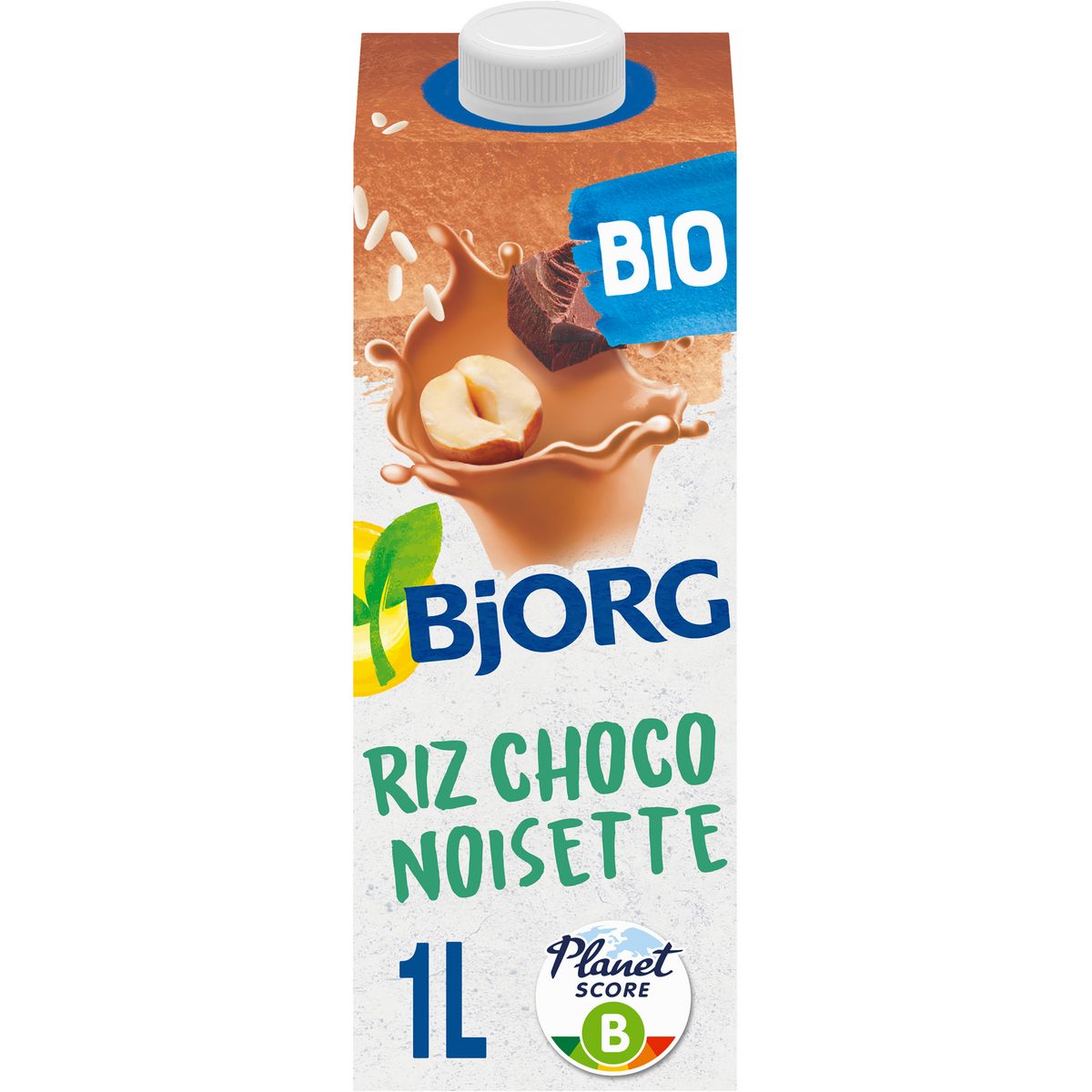 BJORG Boisson végétale riz chocolat noisette bio 1l pas cher 