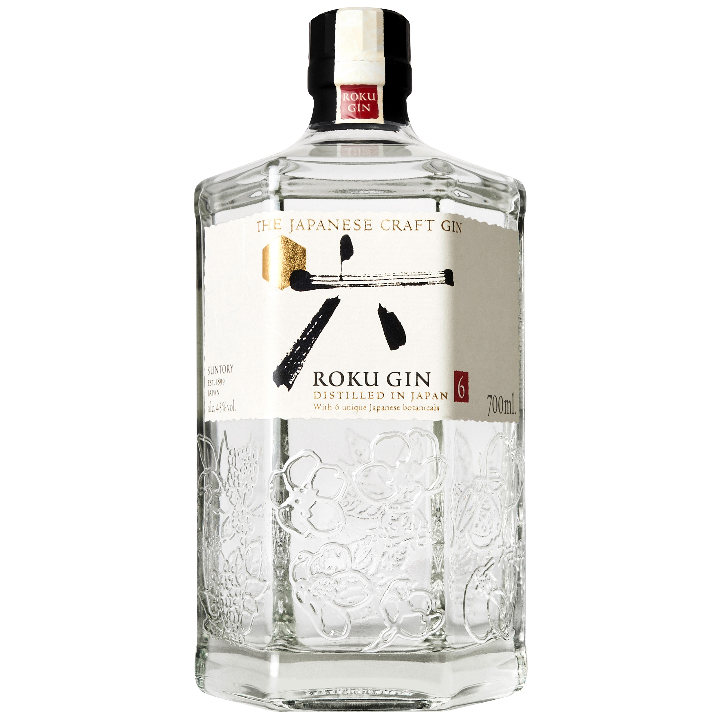 ROKU Gin japonais 43% 70cl pas cher 