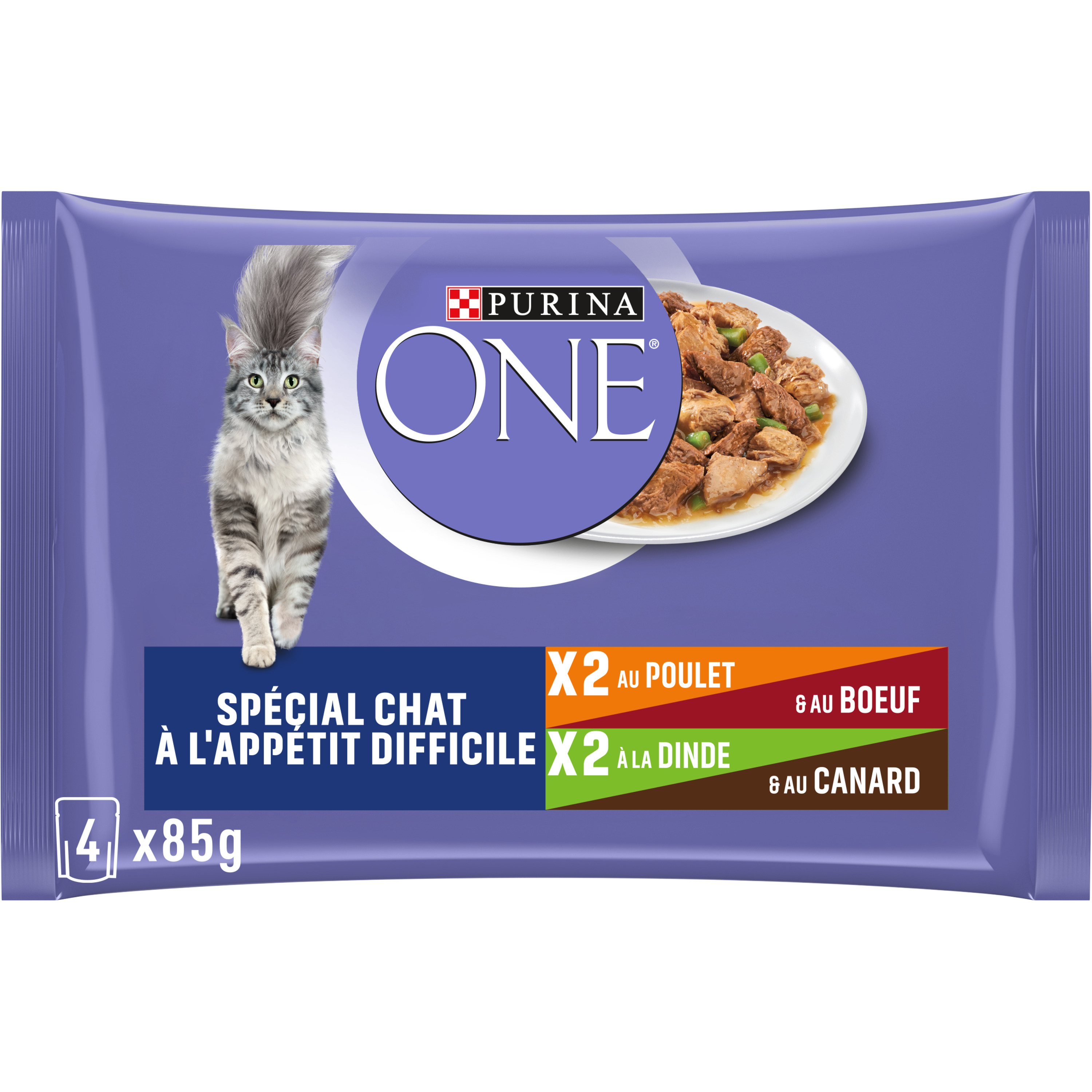 WHISKAS Les Repas Classiques Sachets repas pâtée en sauce à la viande pour  chat 80 sachets 6.8kg pas cher 