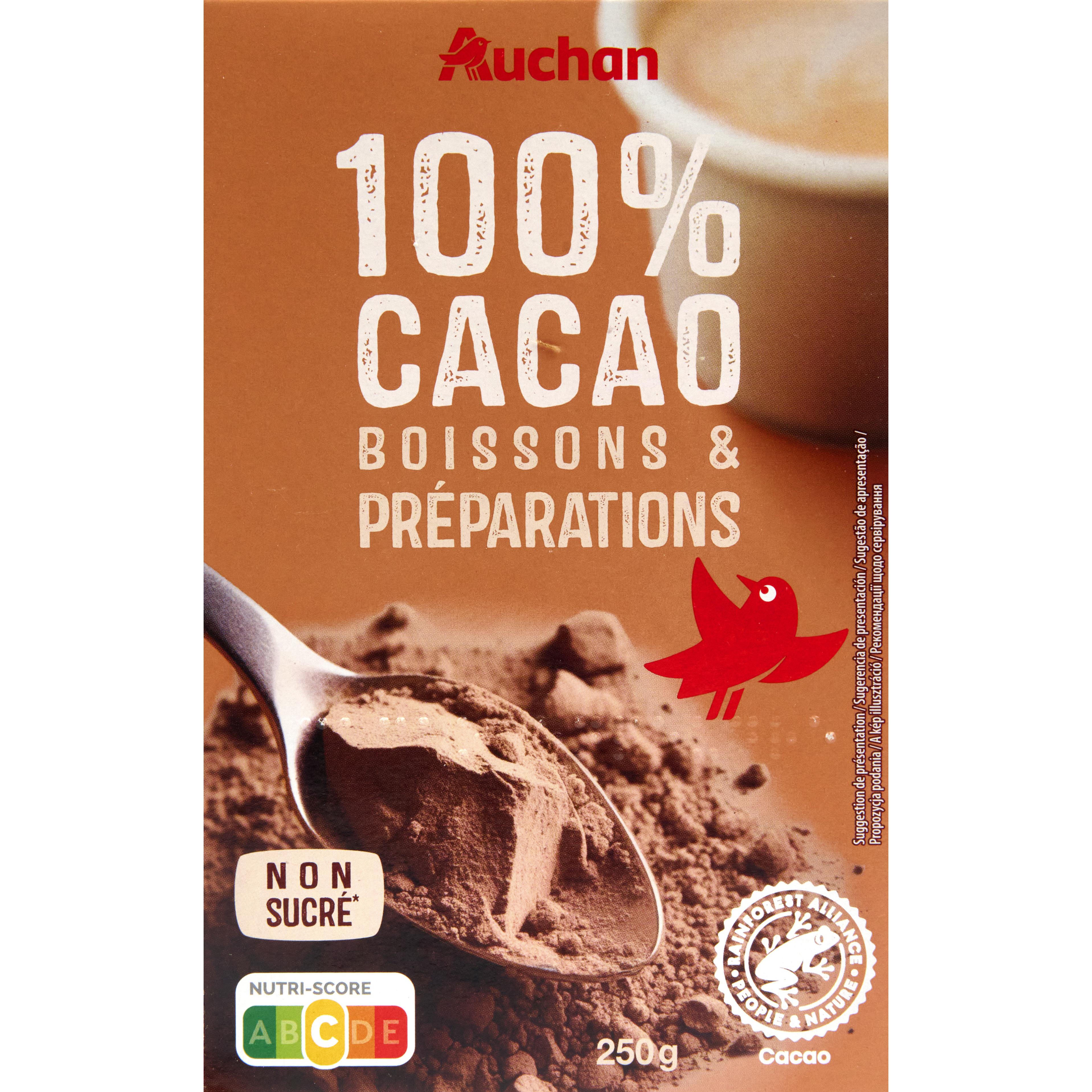 Achat / Vente Van Houten Cacao en poudre l'original non sucré, 255g