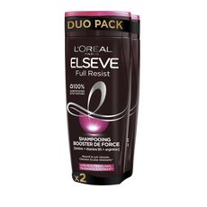 ELSEVE Full Resist shampooing booster de force cheveux fragilisés tendance à tomber 2x250ml