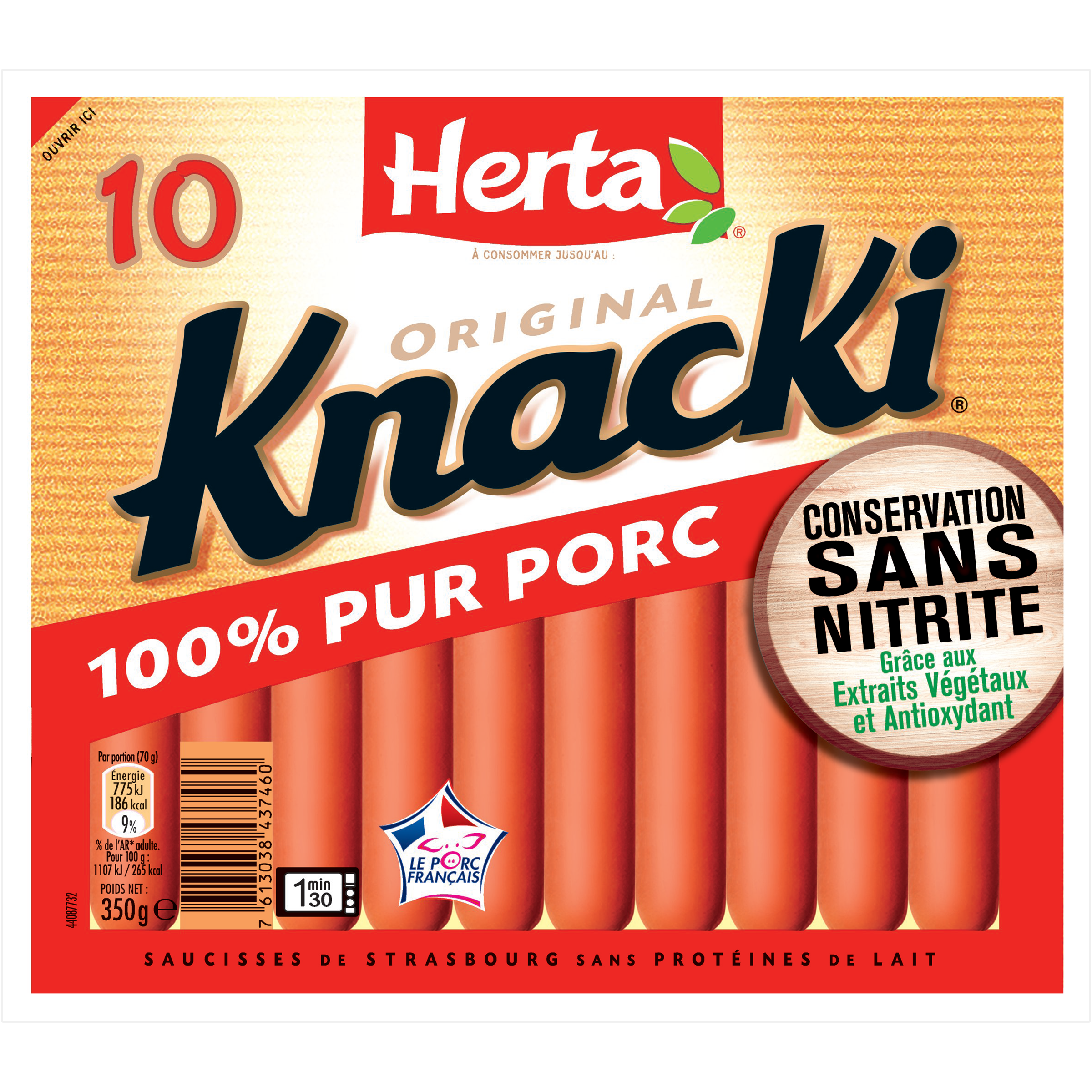 Y a t-il du porc dans mes knacki ? 