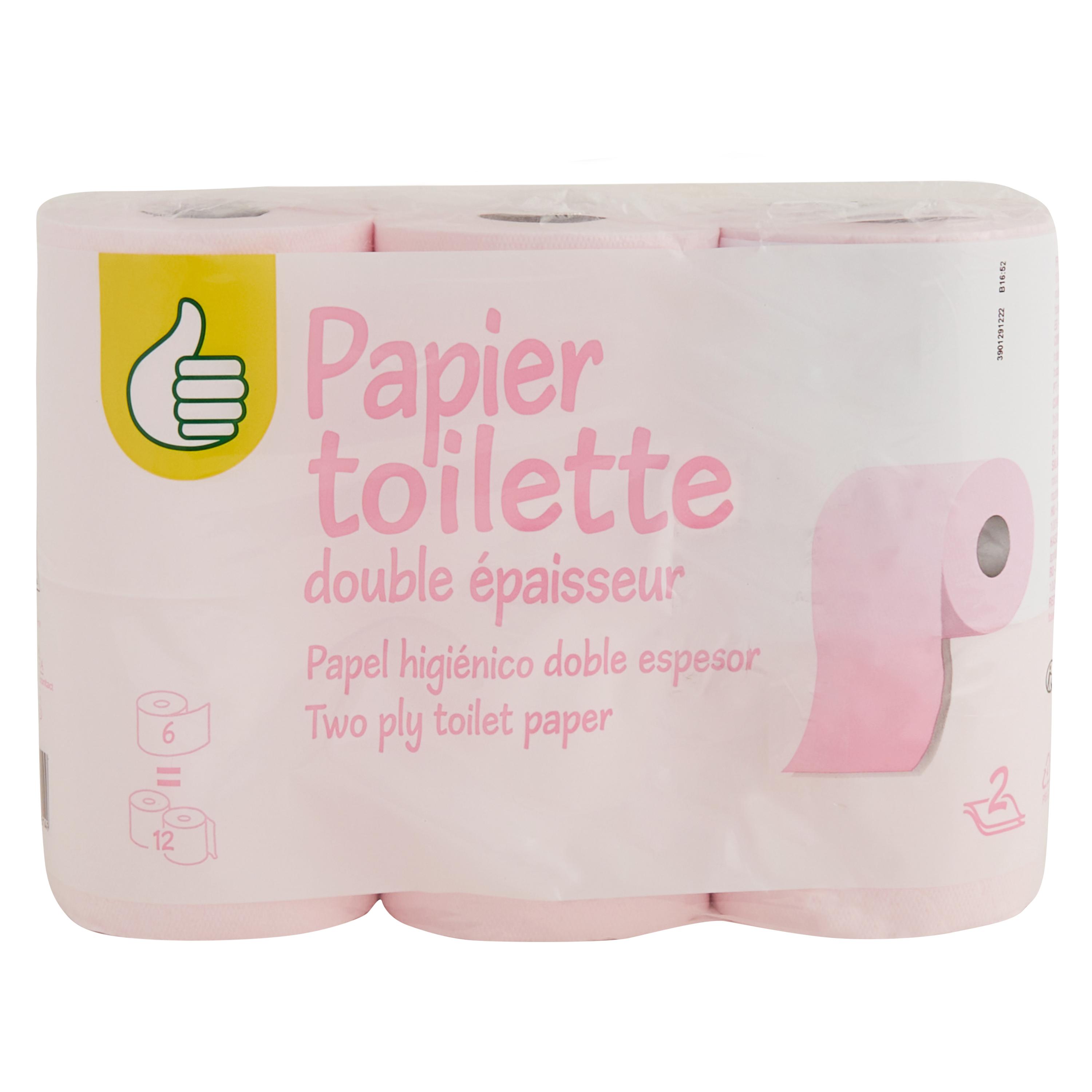 RENOVA Papier toilette décoré 3 épaisseurs 9 rouleaux pas cher