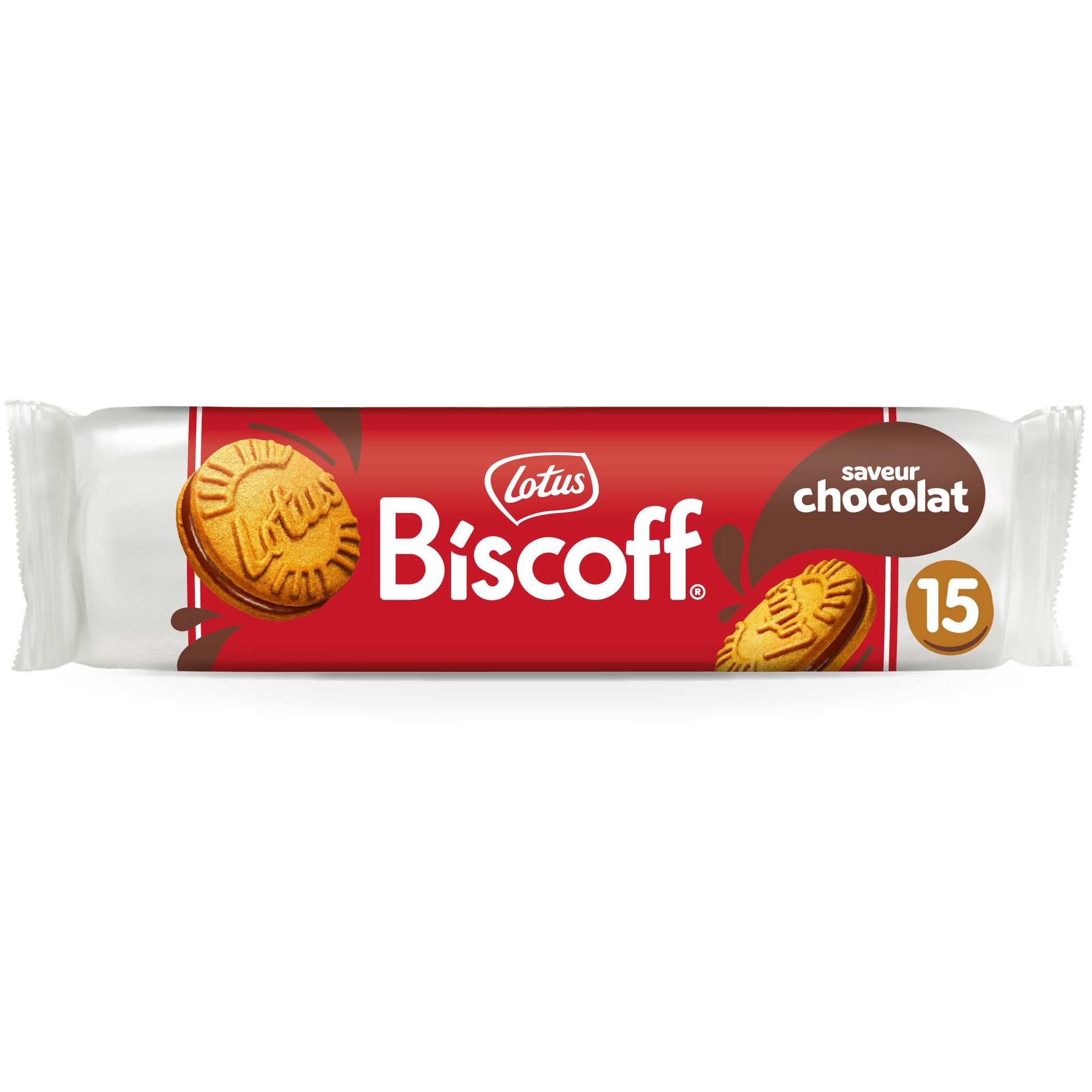 LOTUS Biscoff Biscuits Speculoos fourrés crème au chocolat au lait