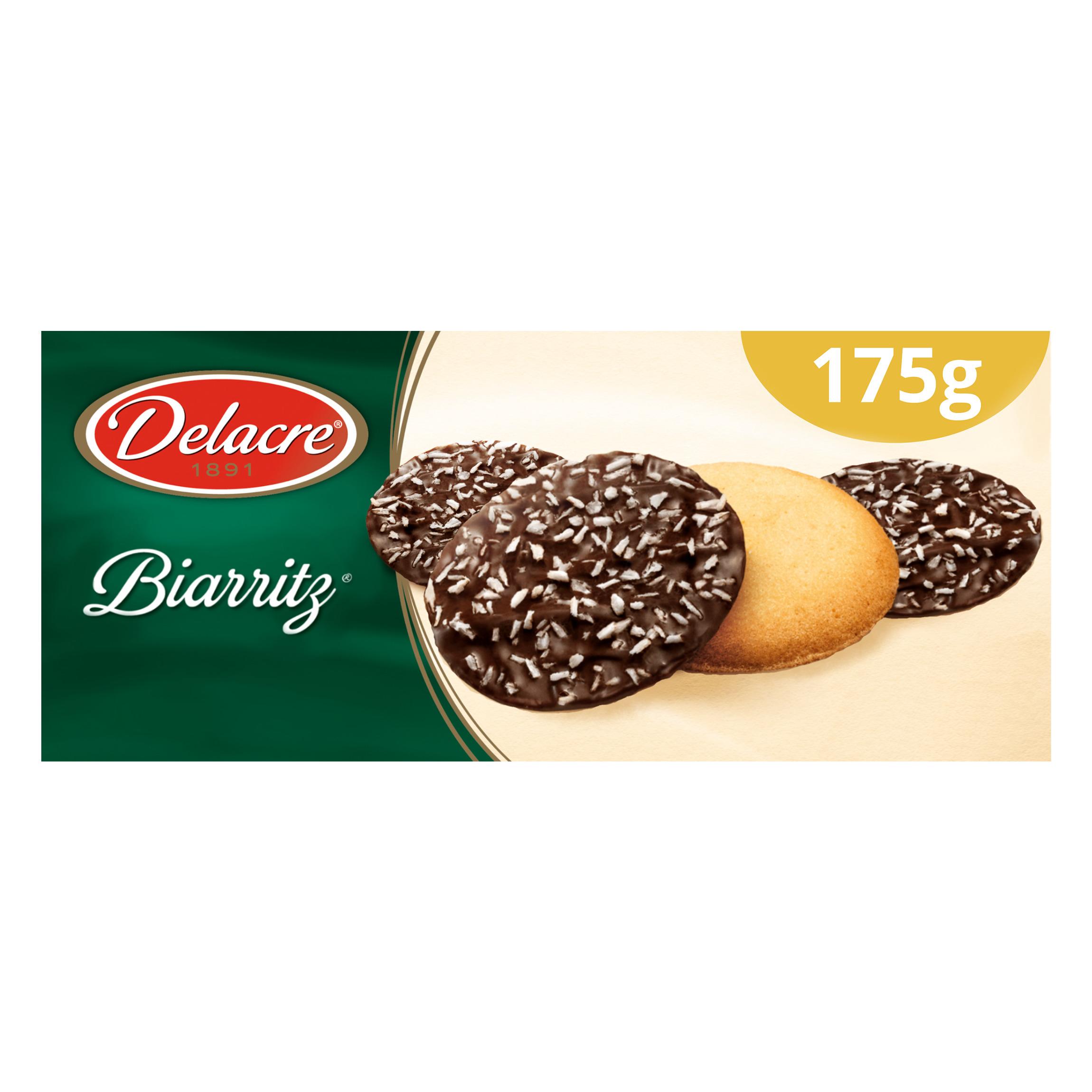 DELACRE Biscuits Biarritz 175g pas cher 