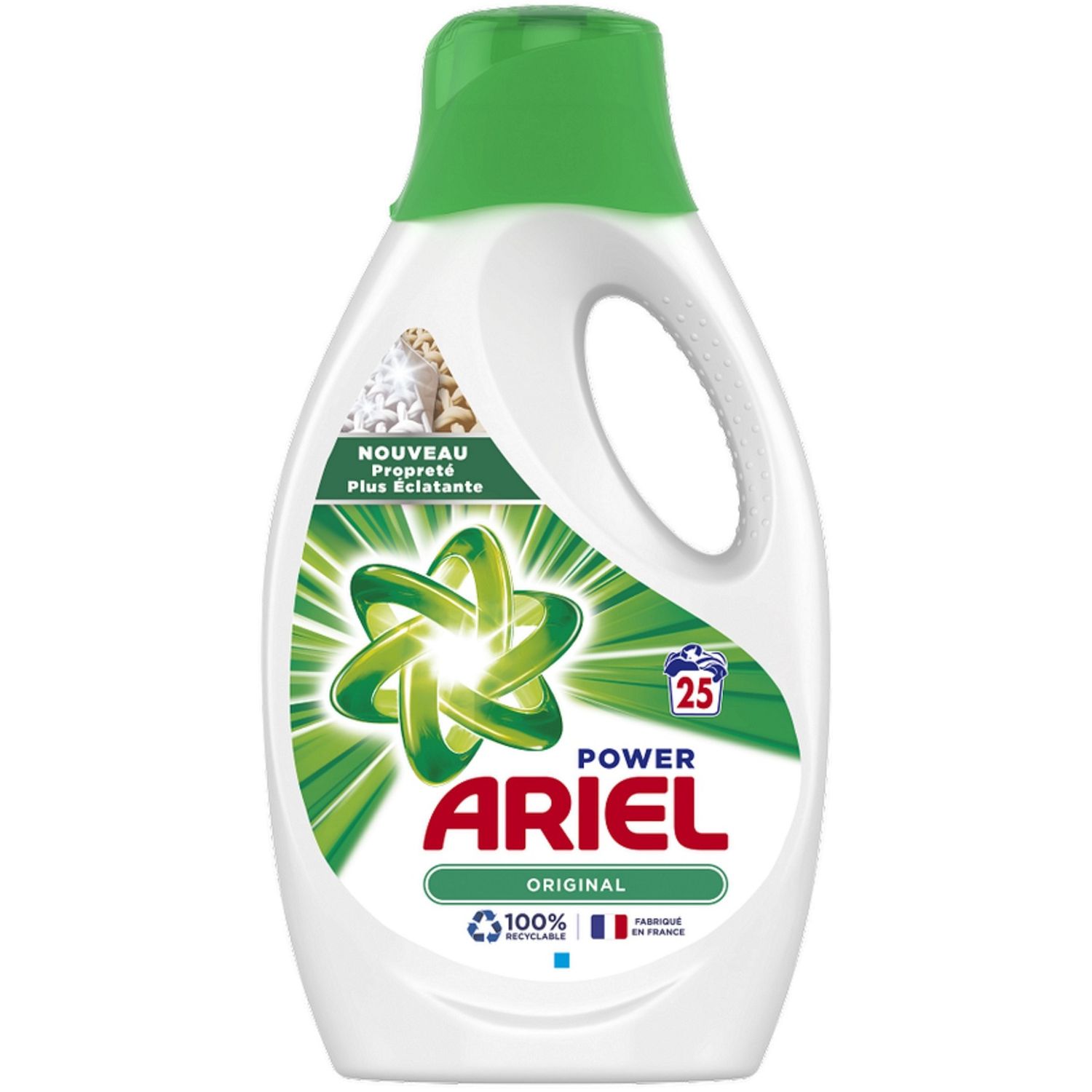 Lot de 2x31 doses de lessive liquide Power Ariel Original ARIEL prix pas  cher