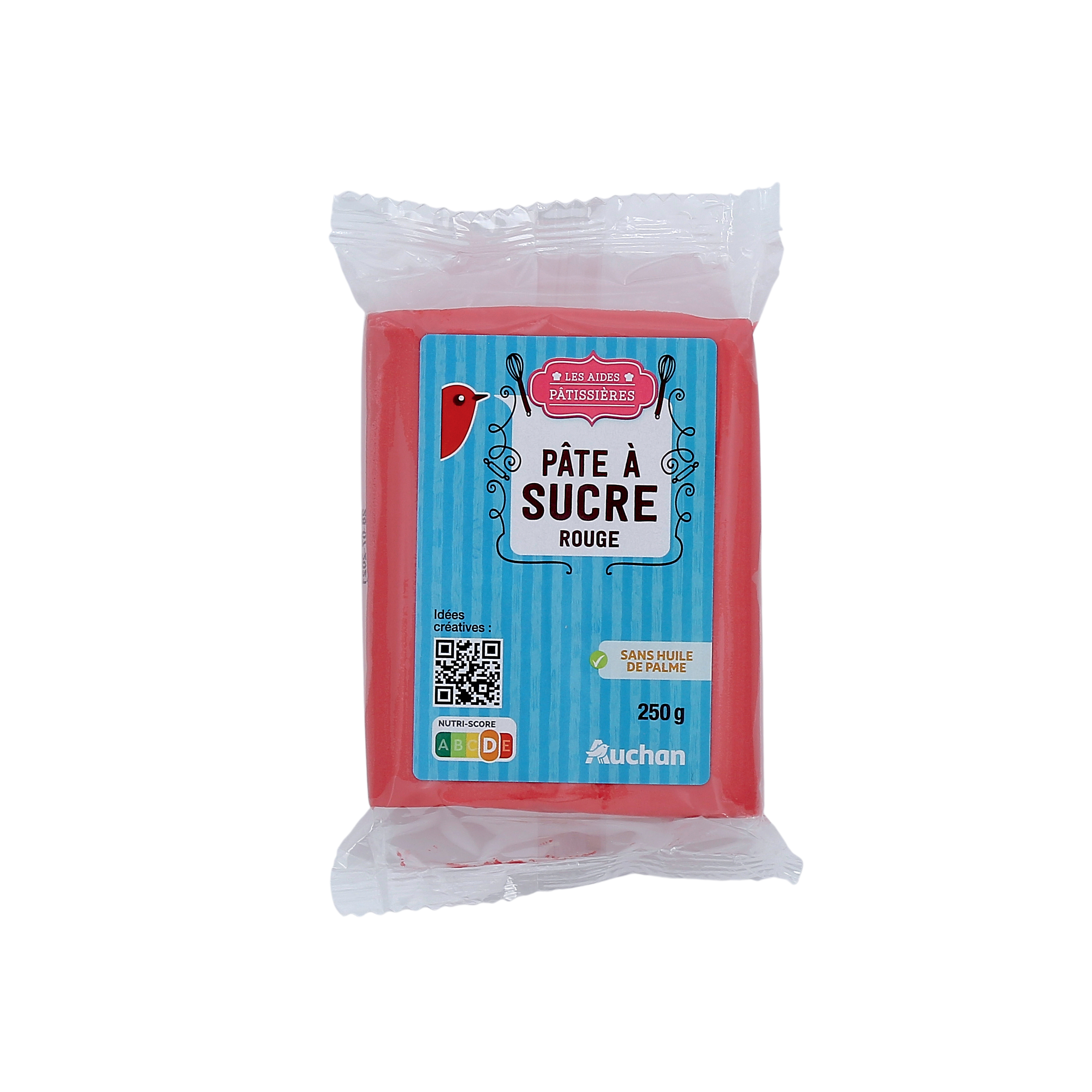 AUCHAN Pâte à sucre rouge 250g pas cher 