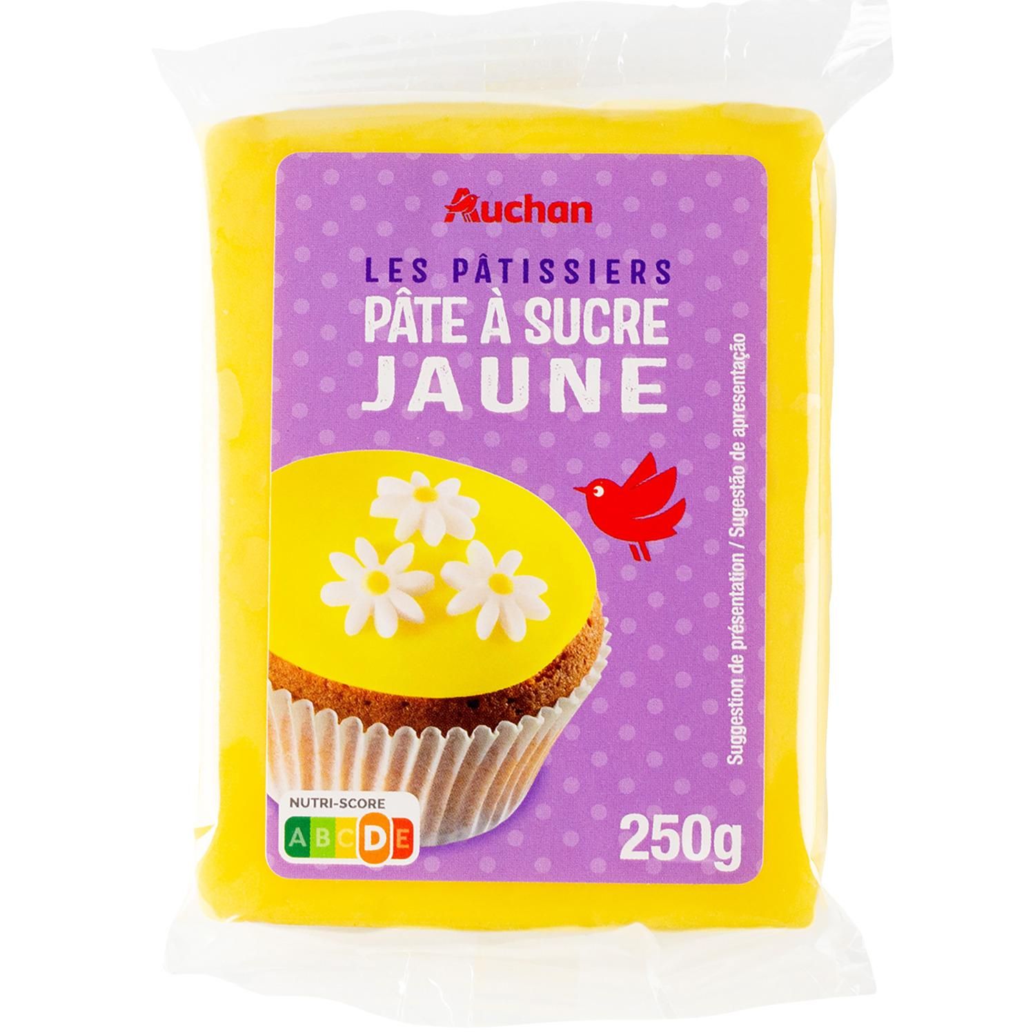 AUCHAN Les Aides Pâtissières Pâte à sucre verte 250g pas cher 