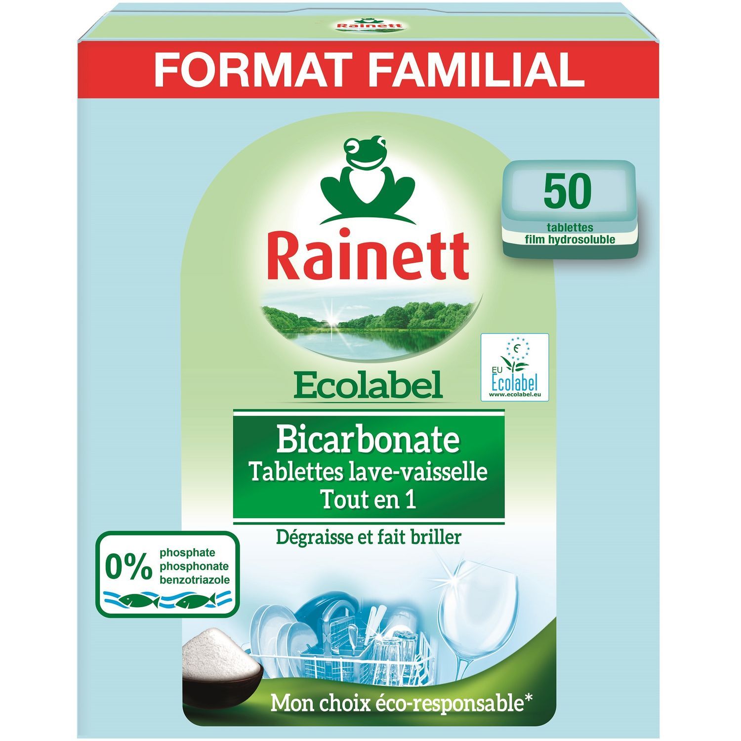 Tablettes Lave-Vaisselle Bicarbonate