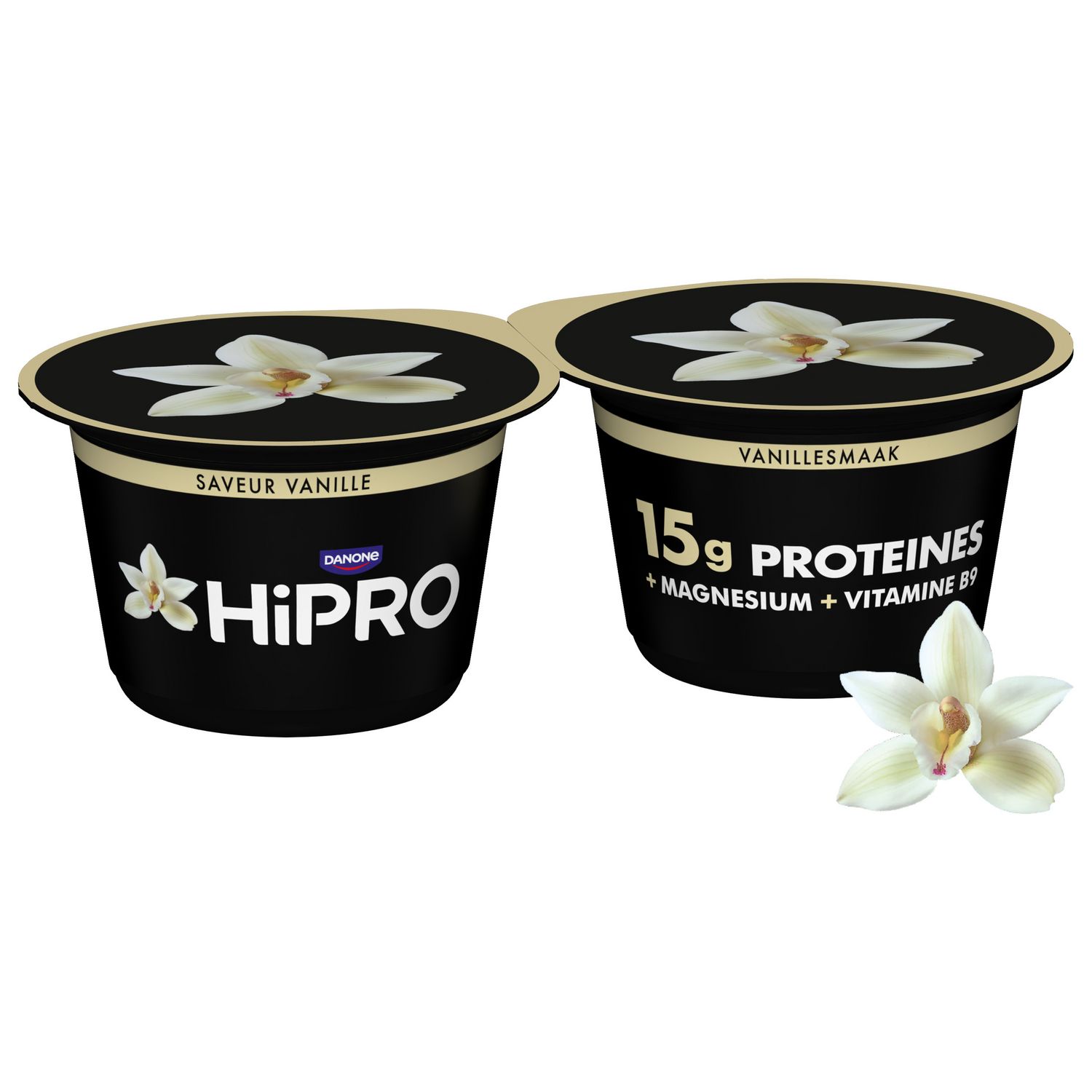 Danone Hipro Boisson Vanille Protéinée, 300g : : Epicerie