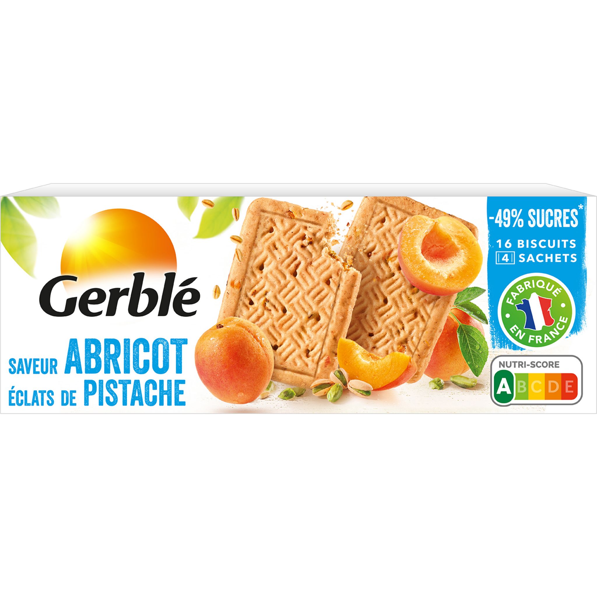 GERBLE Biscuits goûter aux raisins sachets fraîcheur 4x5 biscuits 360g pas  cher 