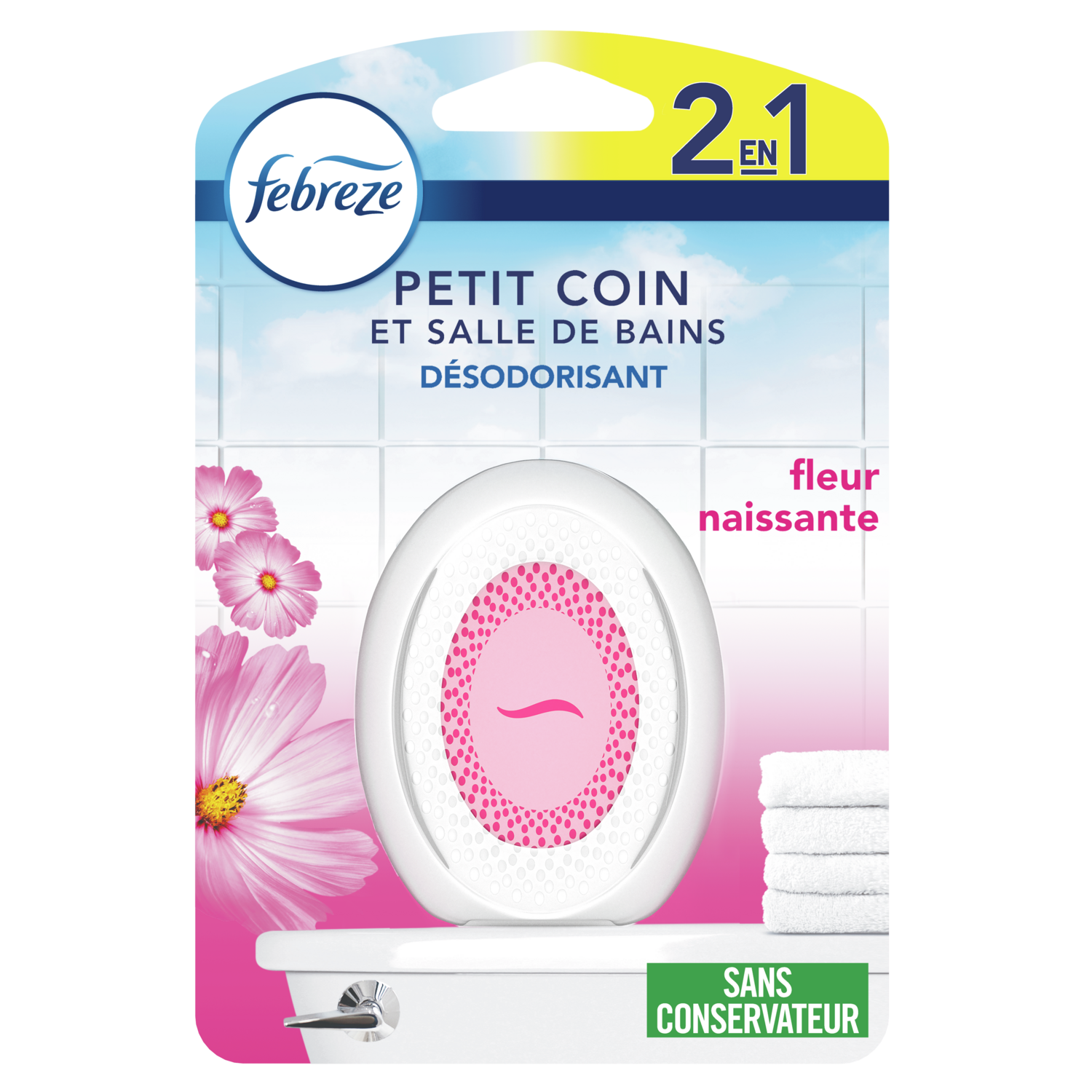 Febreze - 6 Désodorisants Voiture Febreze, Fleur Naissante