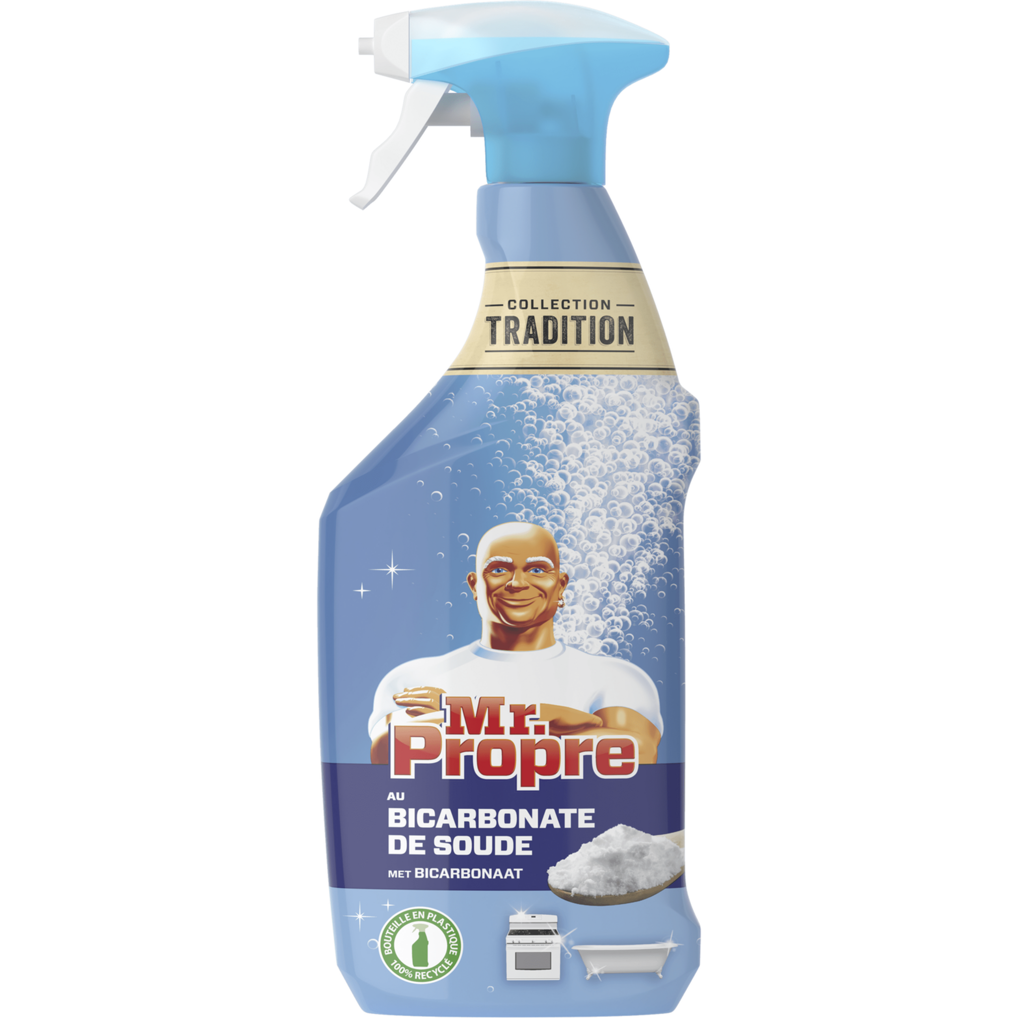 AUCHAN Spray nettoyant désinfectant salle de bain sans javel 750ml pas cher  