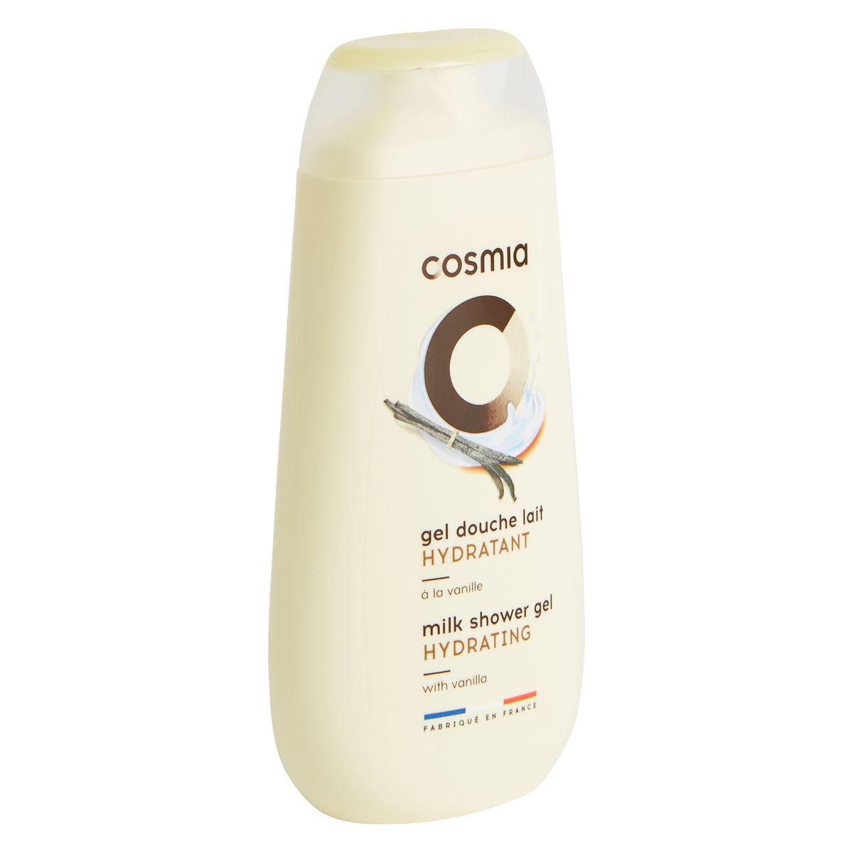 COSMIA Gel douche lait hydratant à la vanille 250ml