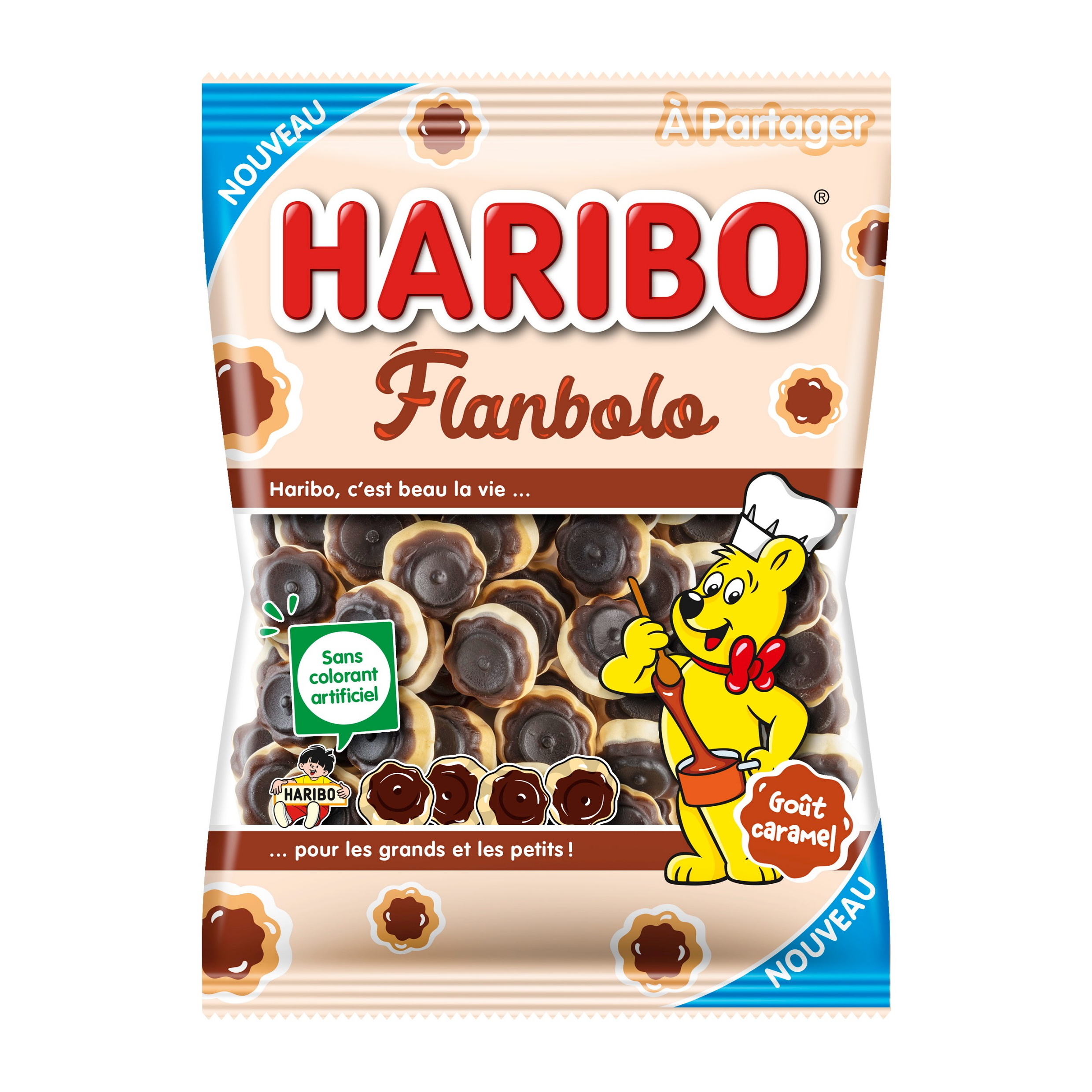 MICHOKO Bonbons au caramel et au chocolat noir 280g pas cher