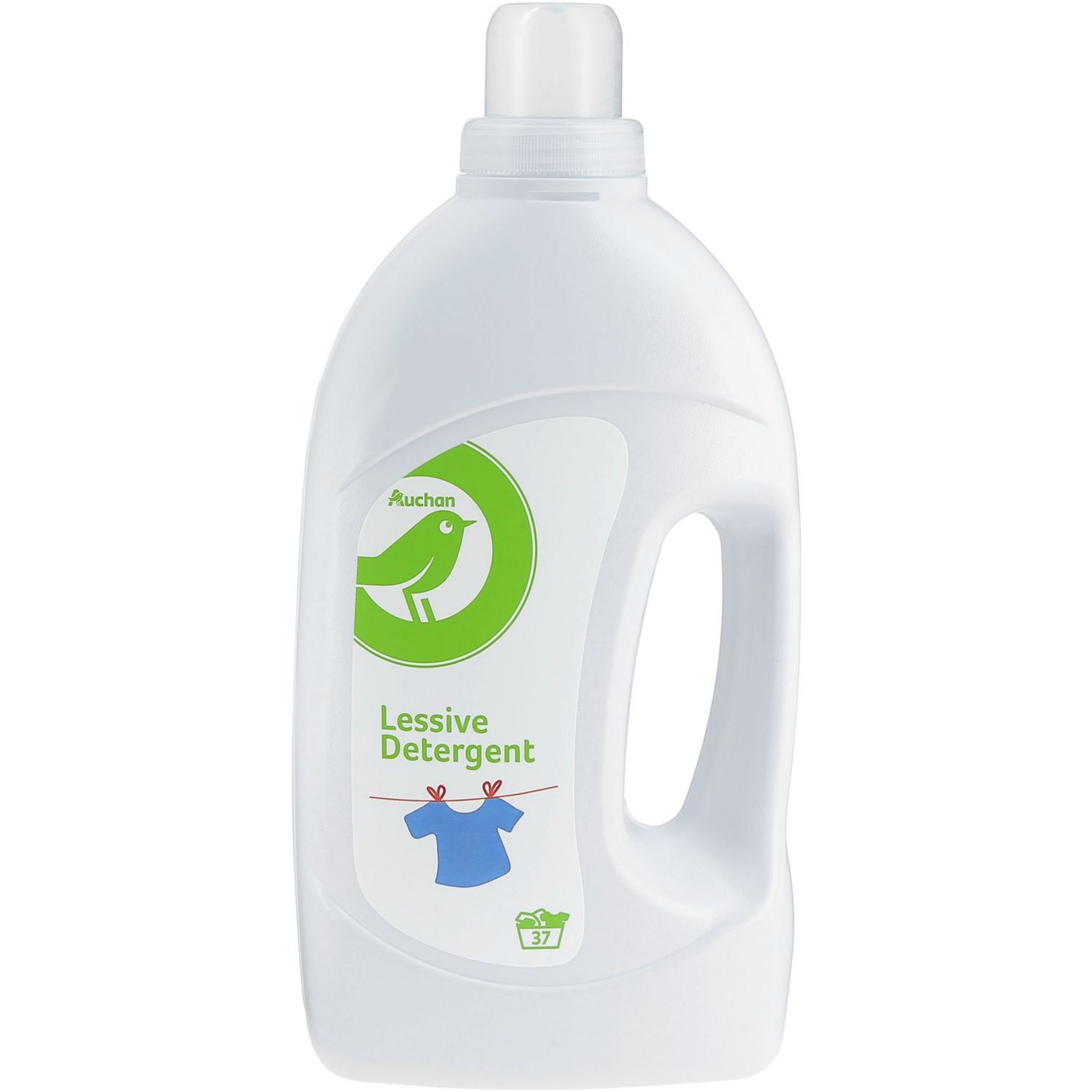 AUCHAN Lessive liquide fresh&perfume au savon de Marseille 37 lavages 2l  pas cher 