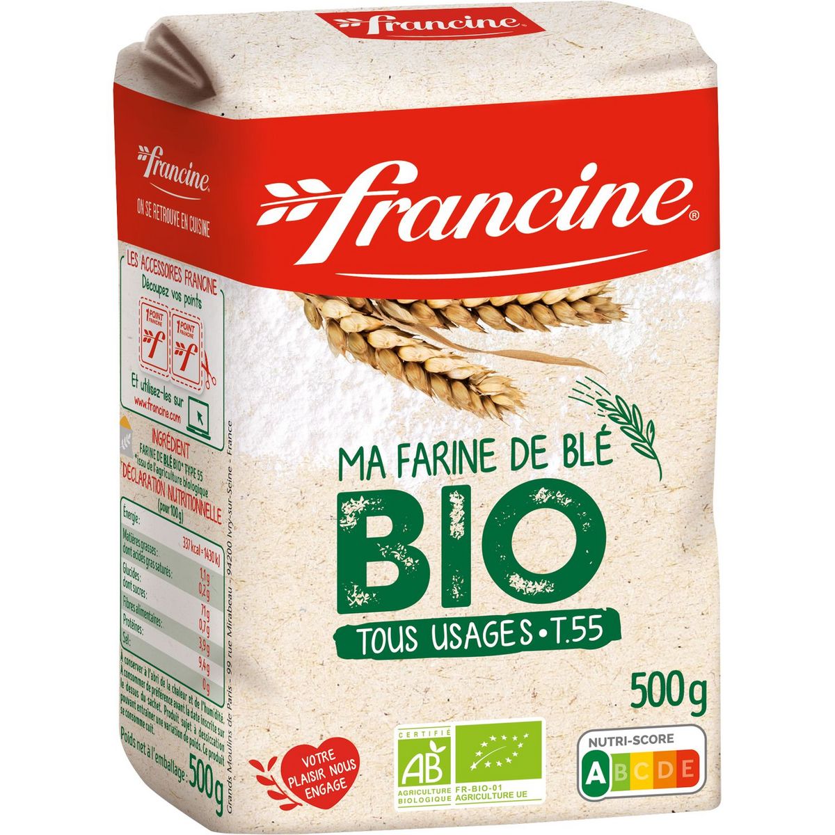 Gluten de blé biologique