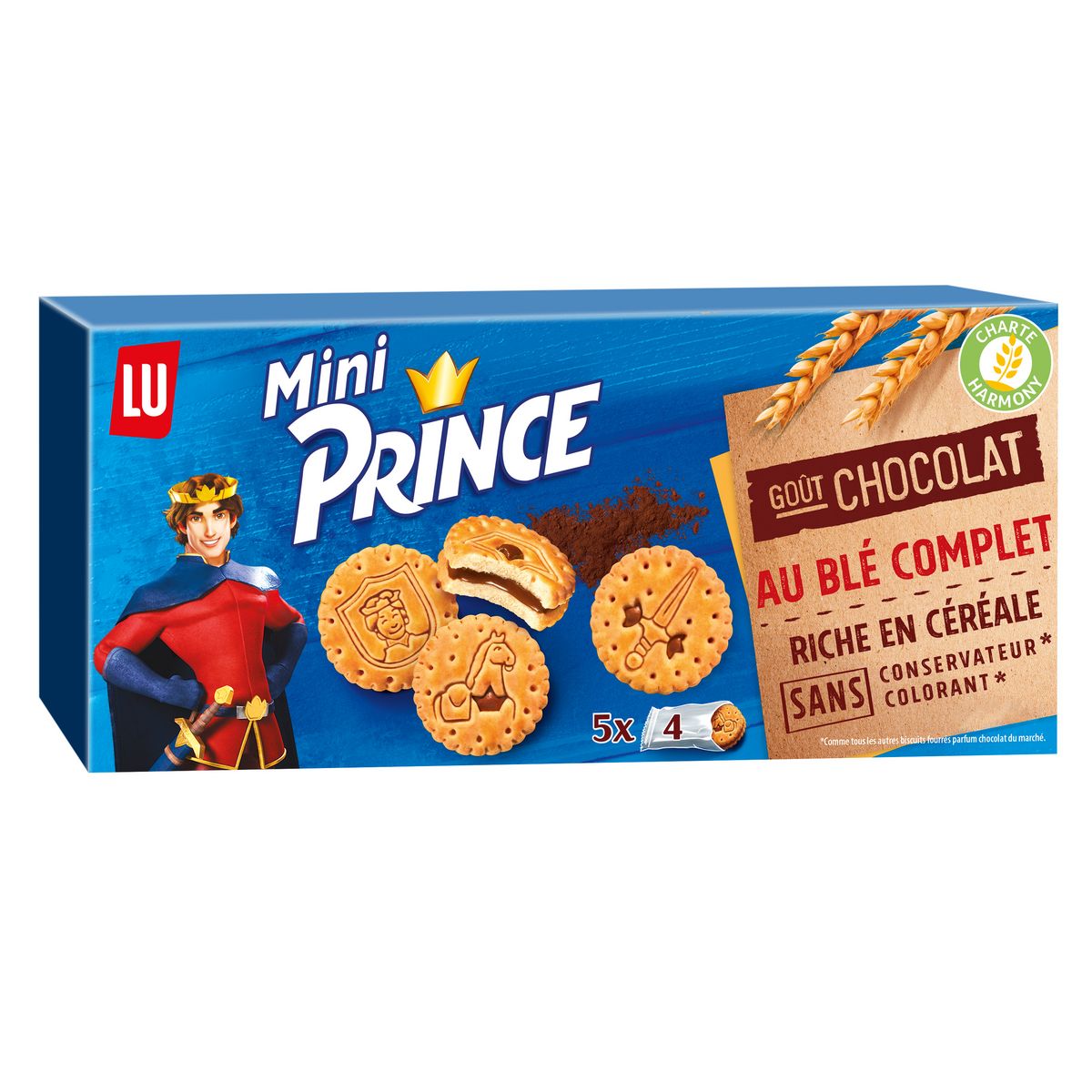 Lu prince fourré vanille 4 paquets