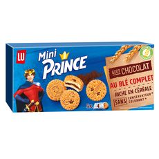 PRINCE Mini-biscuit goût chocolat au blé complet 5 étuis de 4 178g