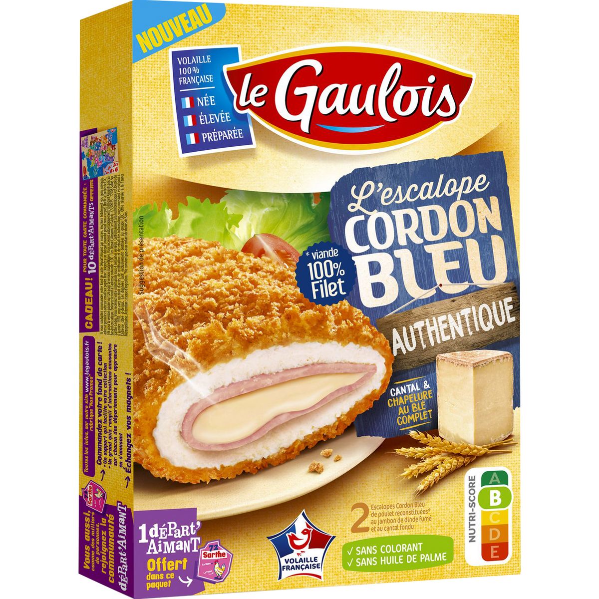 Cordon Bleu dinde LE GAULOIS : la boite de 2 - 200 g à Prix Carrefour