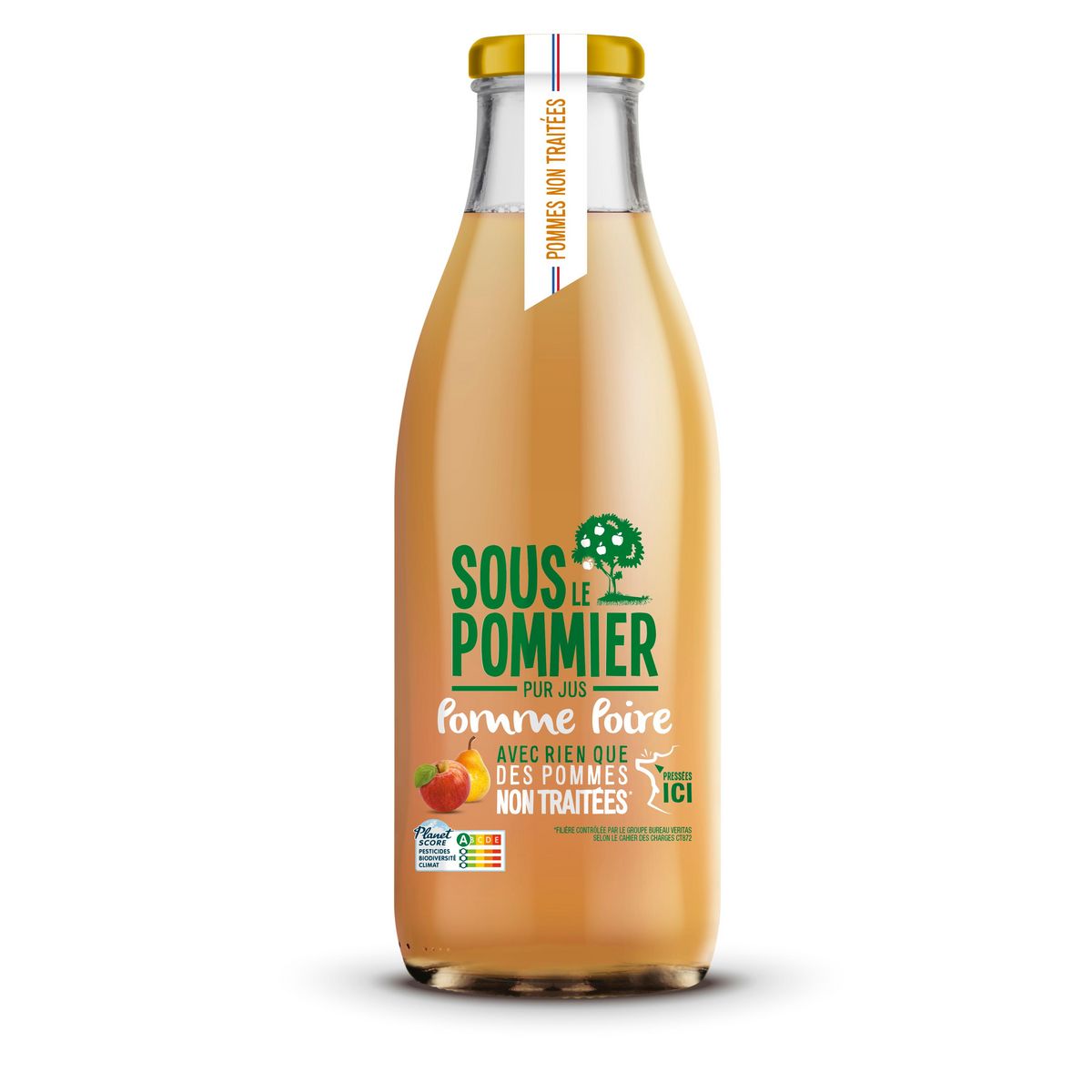 SOUS LE POMMIER Pur Jus Pomme Poire L Pas Cher Auchan Fr