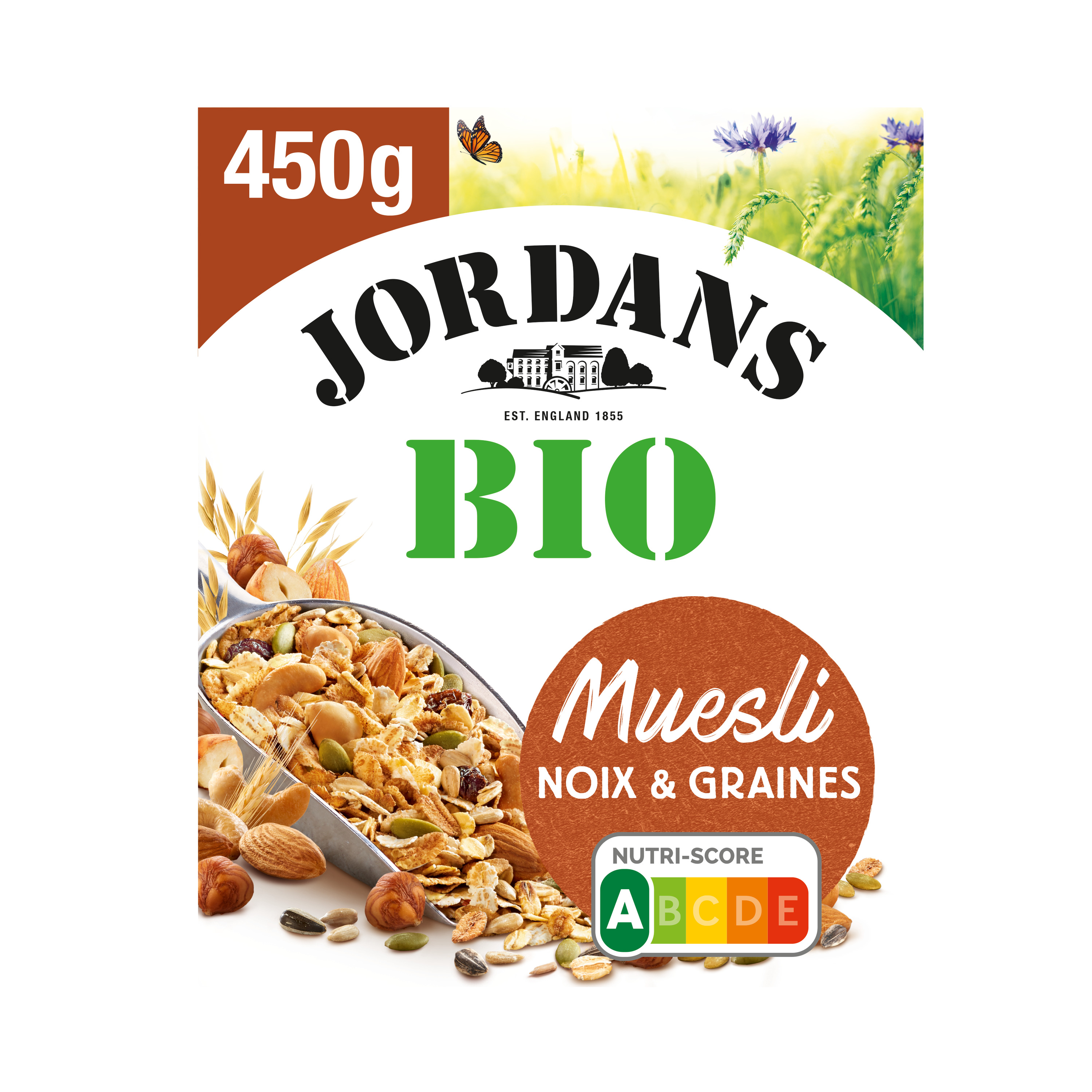 BJORG - Muesli Avoine Chocolat Bio - Muesli Croustillant aux Céréales  Complètes - Sachet 375 g : : Epicerie