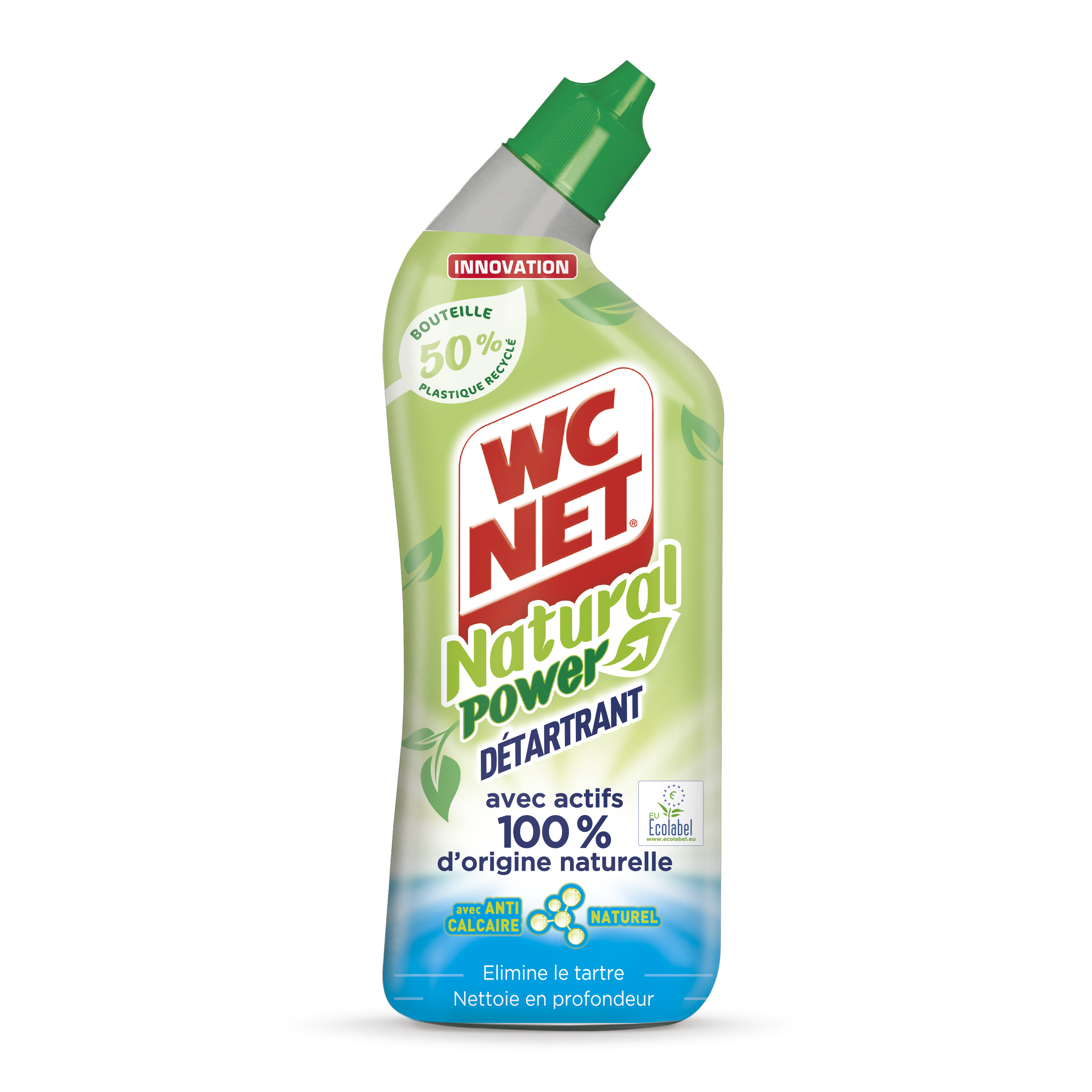 WC NET Natural Power Gel nettoyant et détartrant 700ml pas cher 