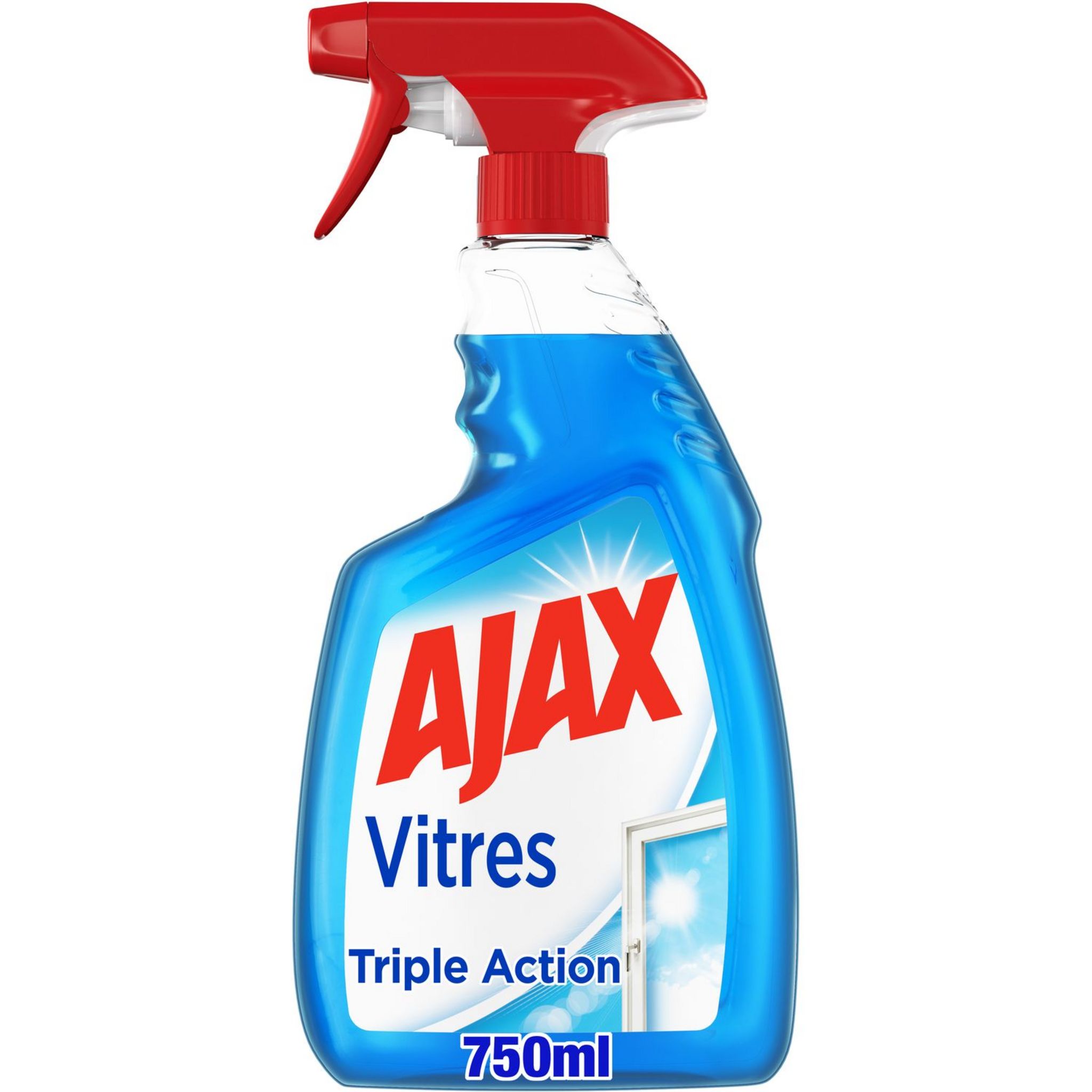 AJAX Spray nettoyant triple action vitres et surfaces laminées