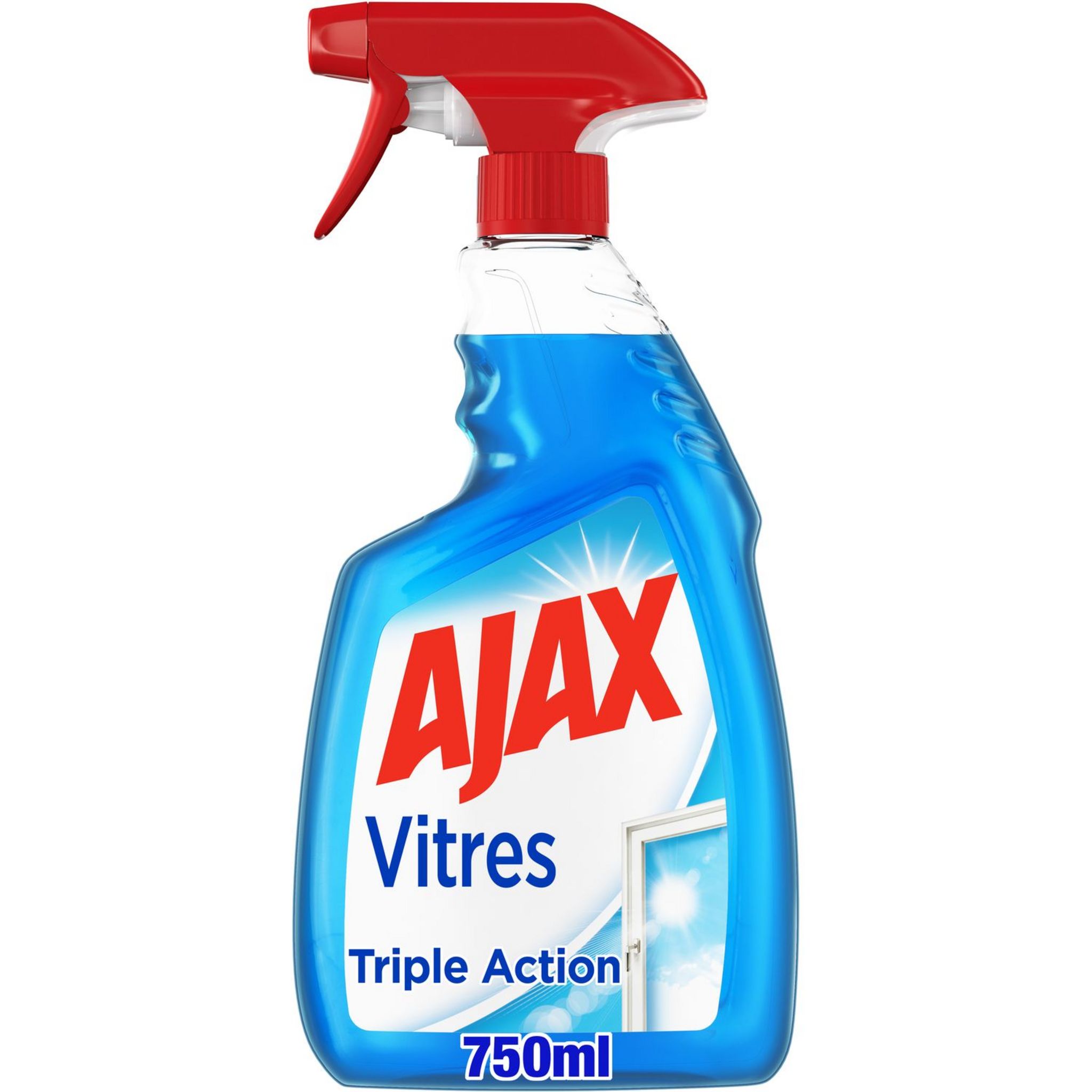 AJAX Spray nettoyant triple action vitres et surfaces laminées 750ml pas  cher 