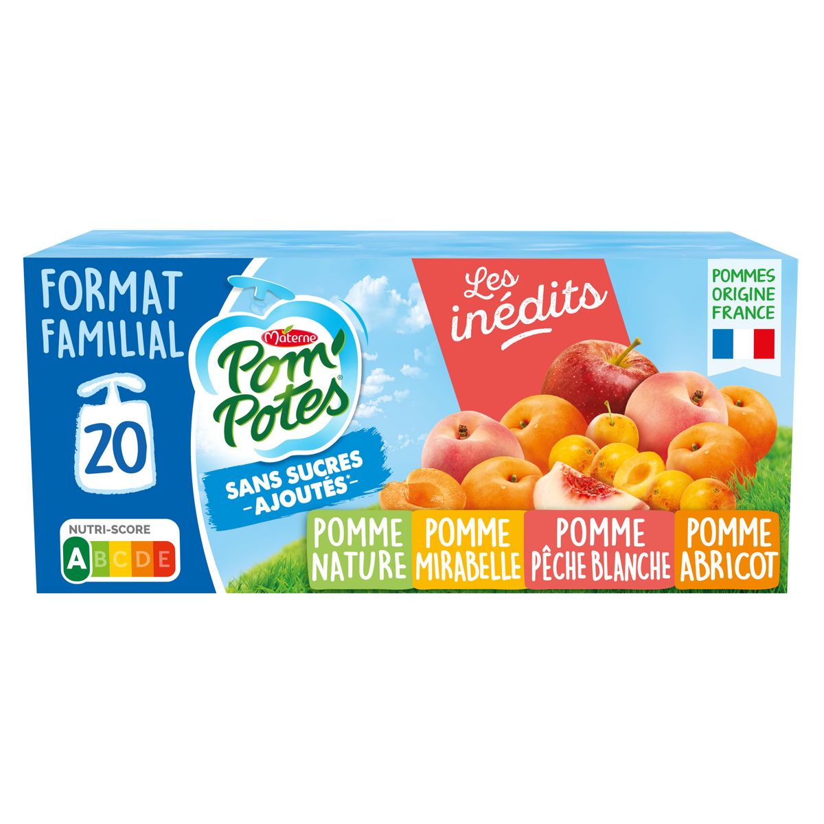 Compote pomme nature POM'POTES